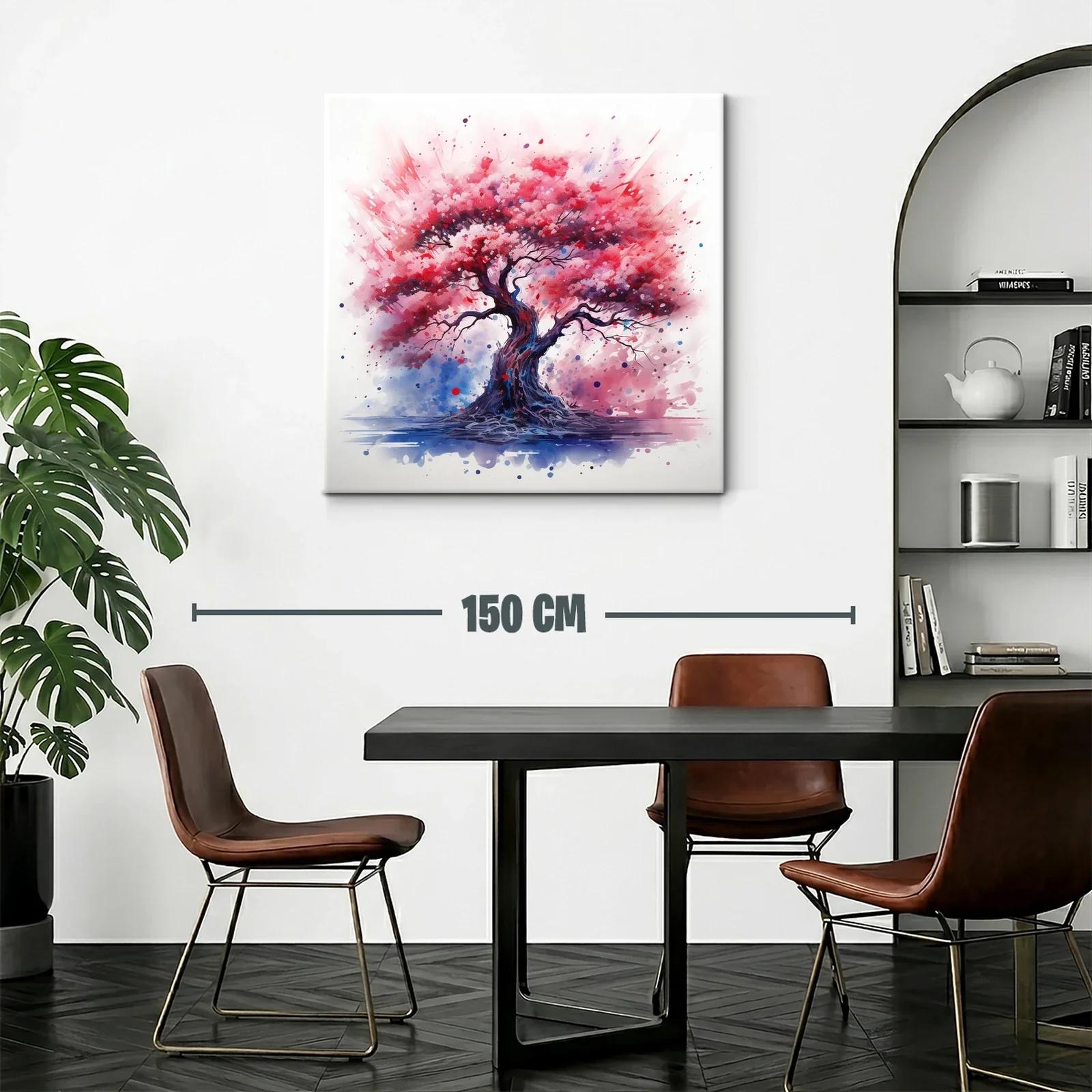Árbol vibrante con tonos rosados y lilas llenos de vida — miniatura 2
