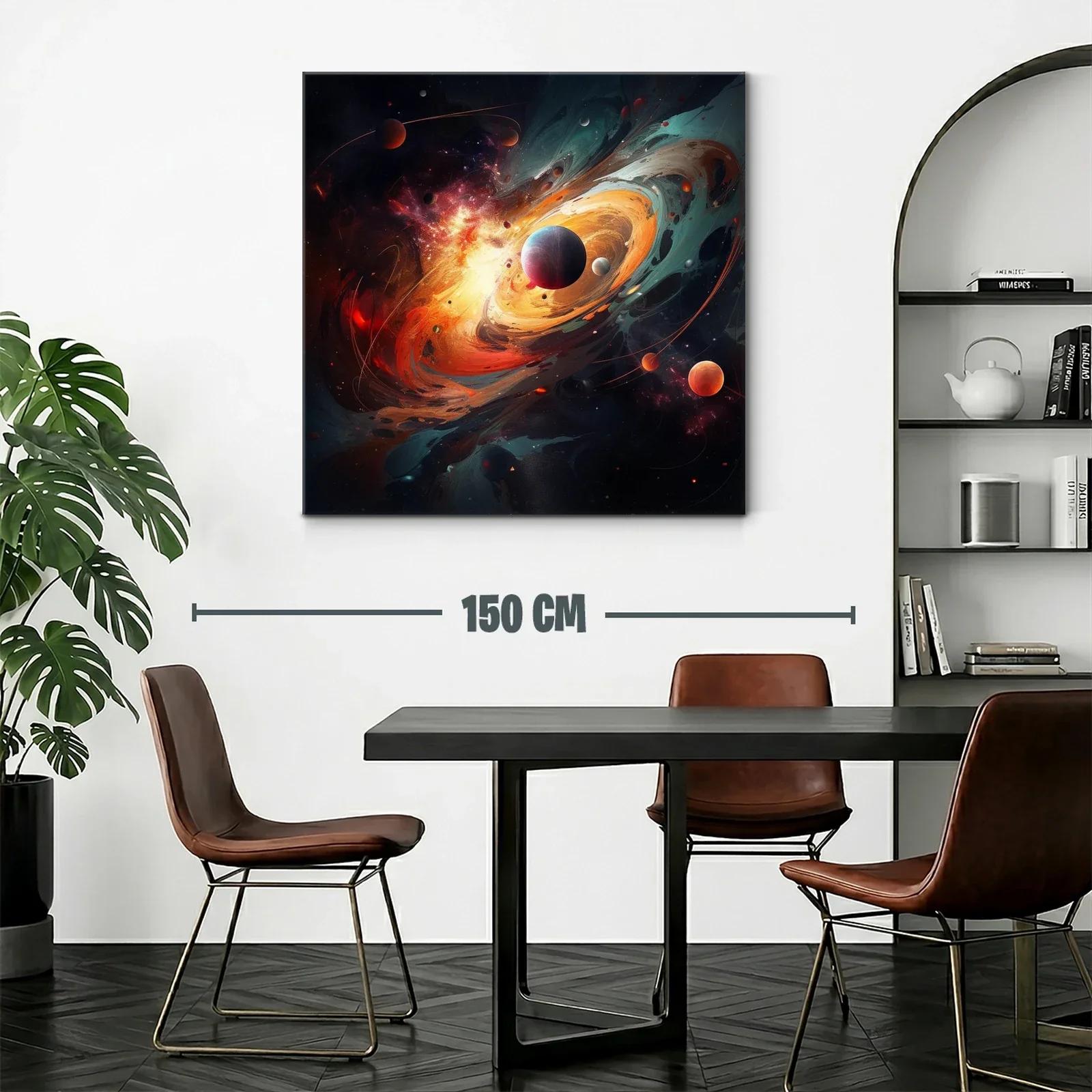 Explosión Cósmica con Planetas en Movimiento — miniatura 2