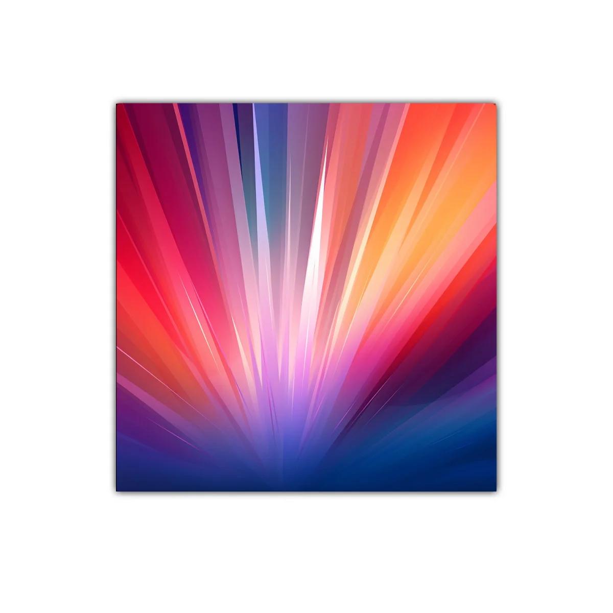 Estallido de colores vibrantes con efecto luminoso