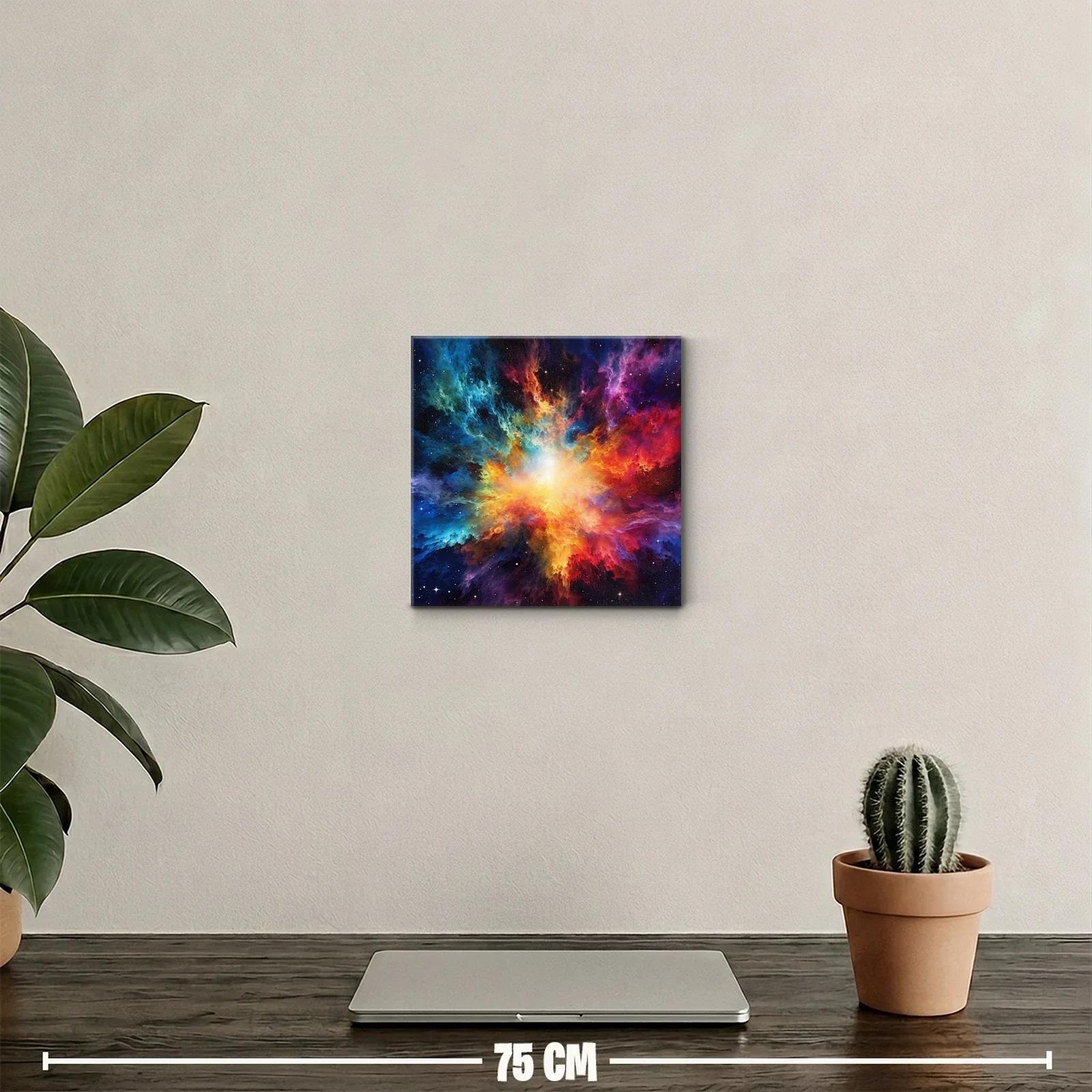 Explosión de color cósmica vibrante y enérgica — miniatura 2