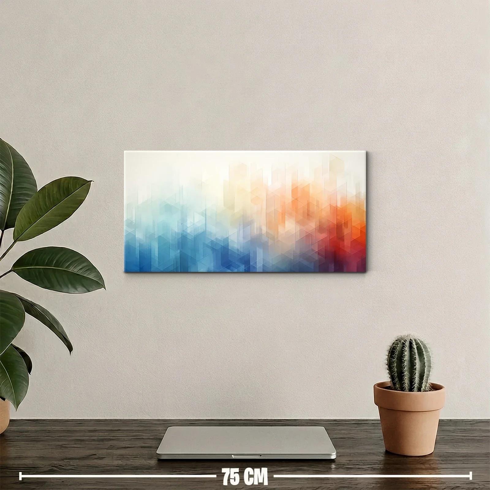 Cuadro degradado abstracto con bordes difusos — miniatura 2