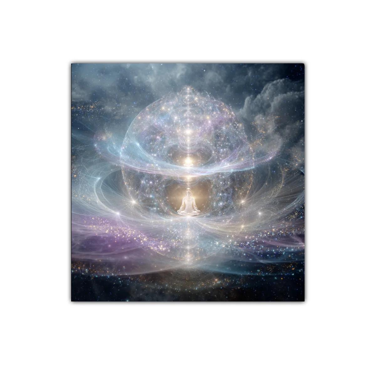 Meditación Cósmica en Luz y Energía Espiritual — imagen principal