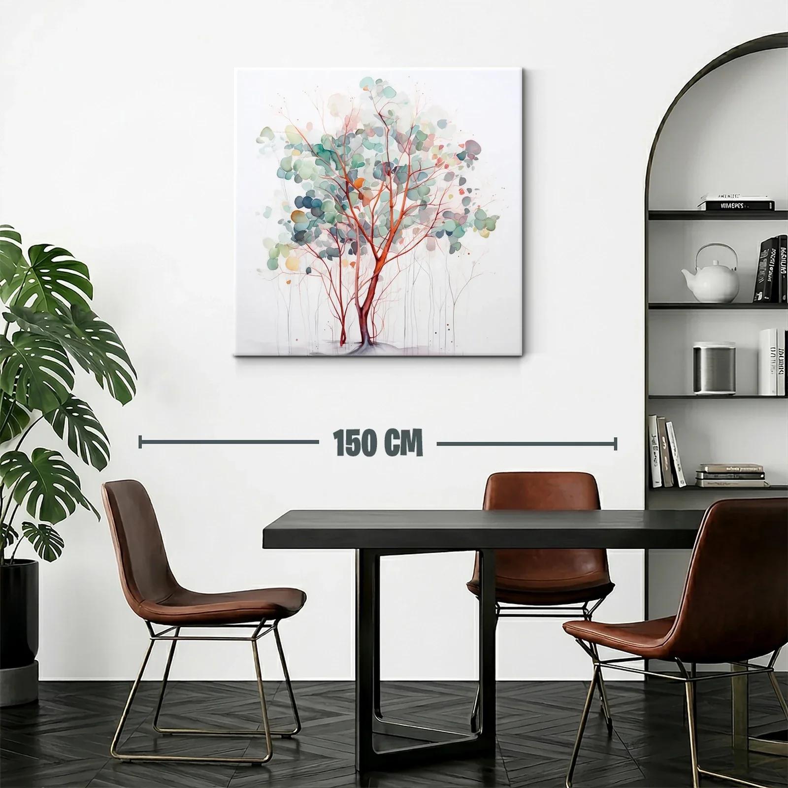 Árbol abstracto de tonos suaves y ramas delicadas — miniatura 2