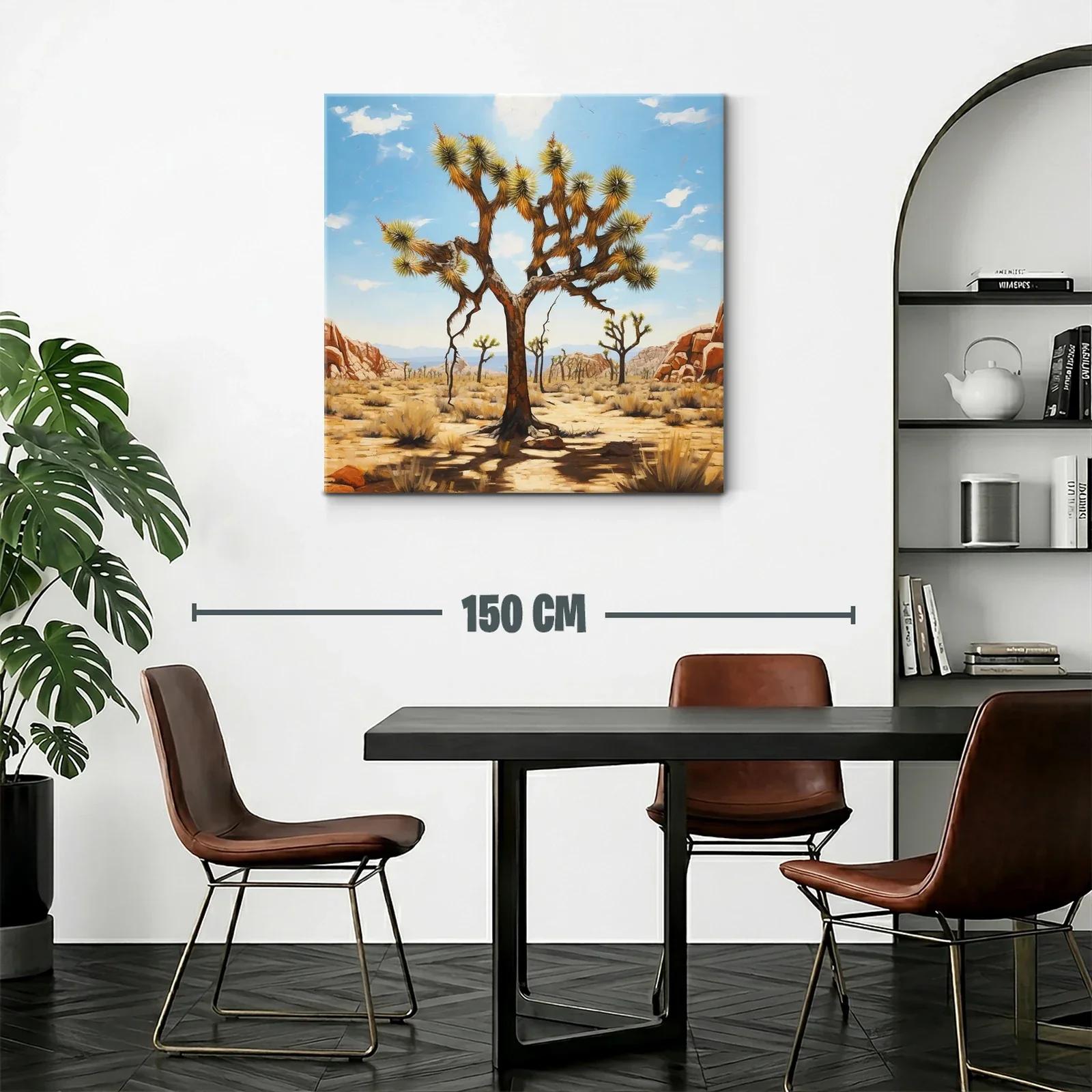 Paisaje desértico con árbol de aspecto singular — miniatura 2
