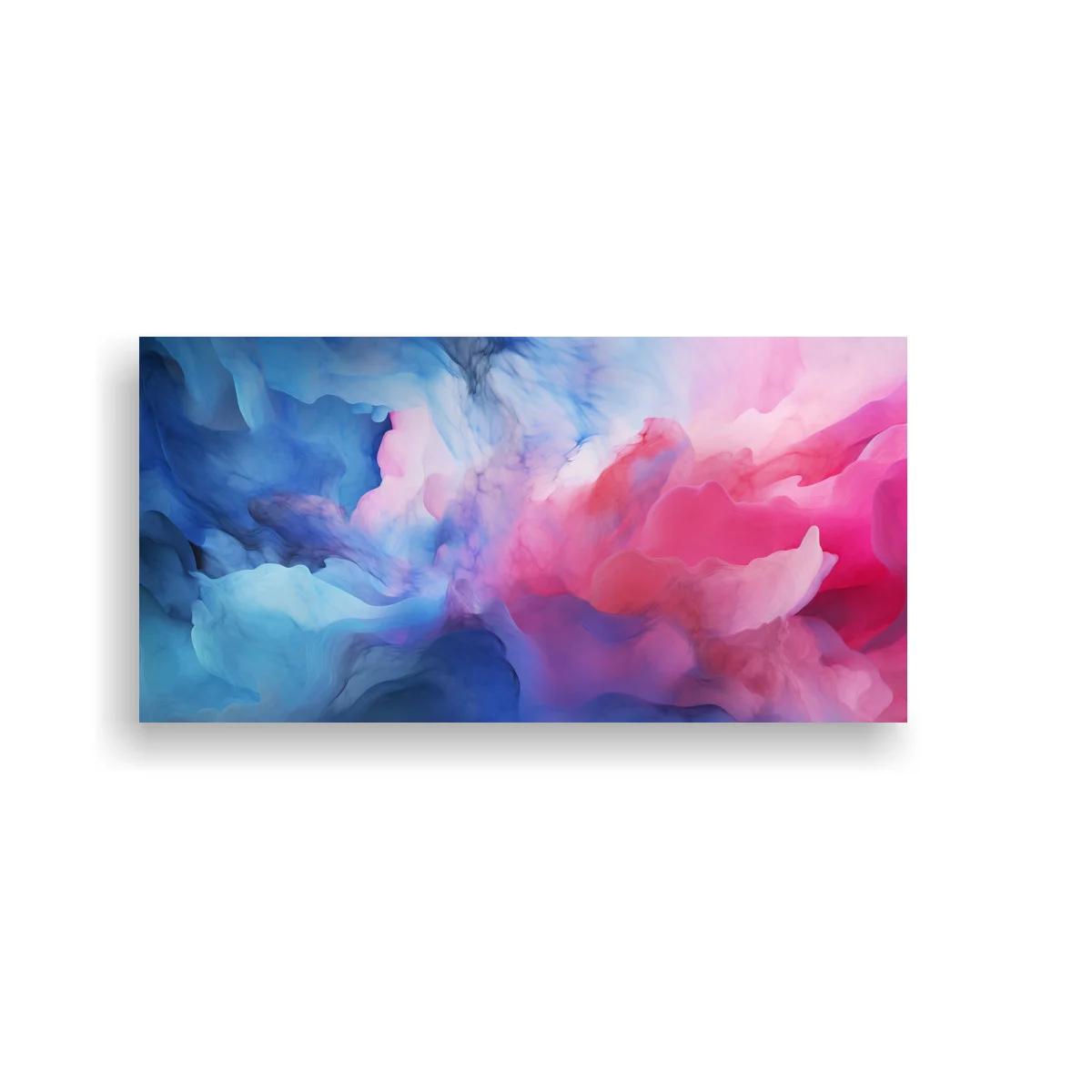 Cuadro nubes de color con toques violáceos