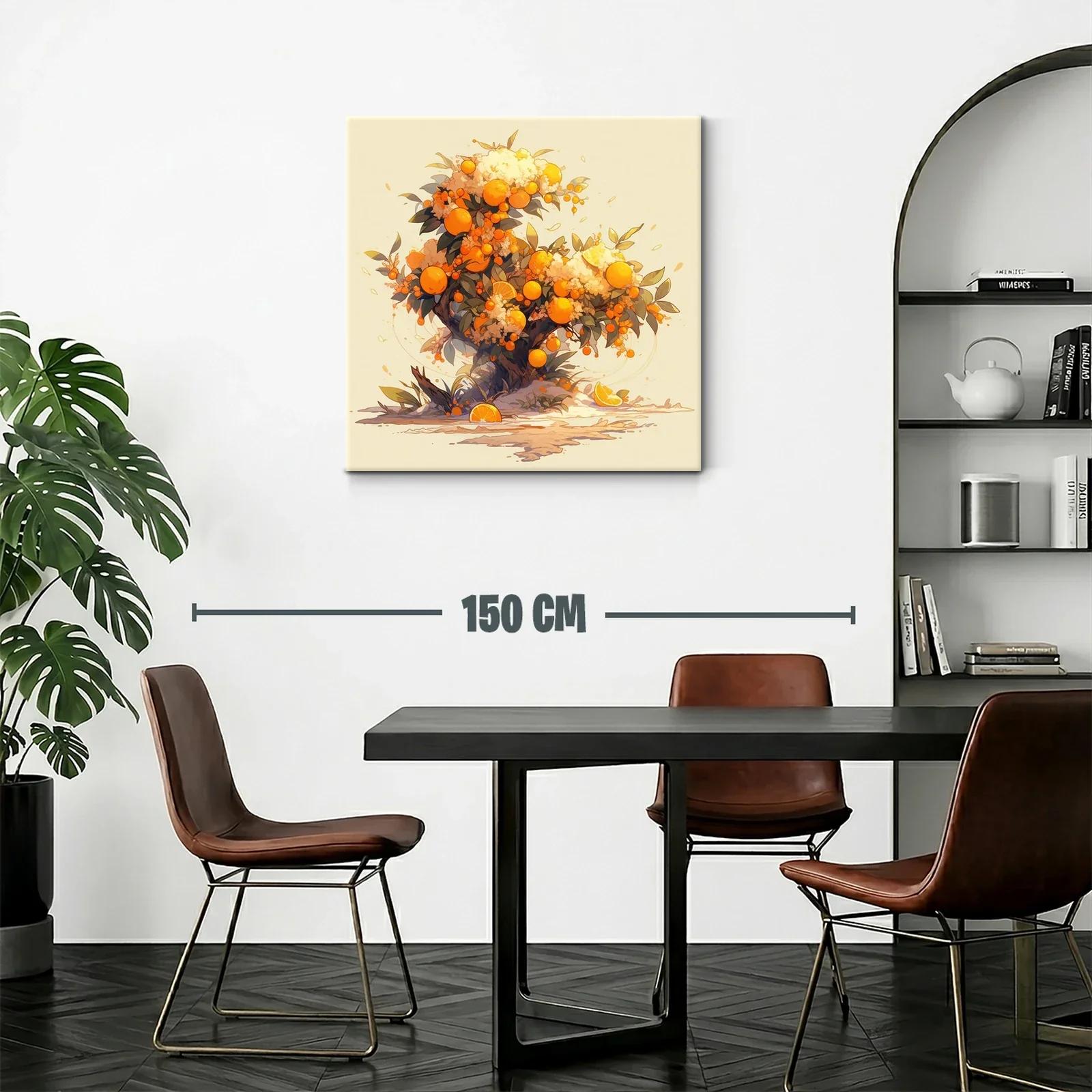 Árbol de naranjas vibrante y lleno de vida — miniatura 2