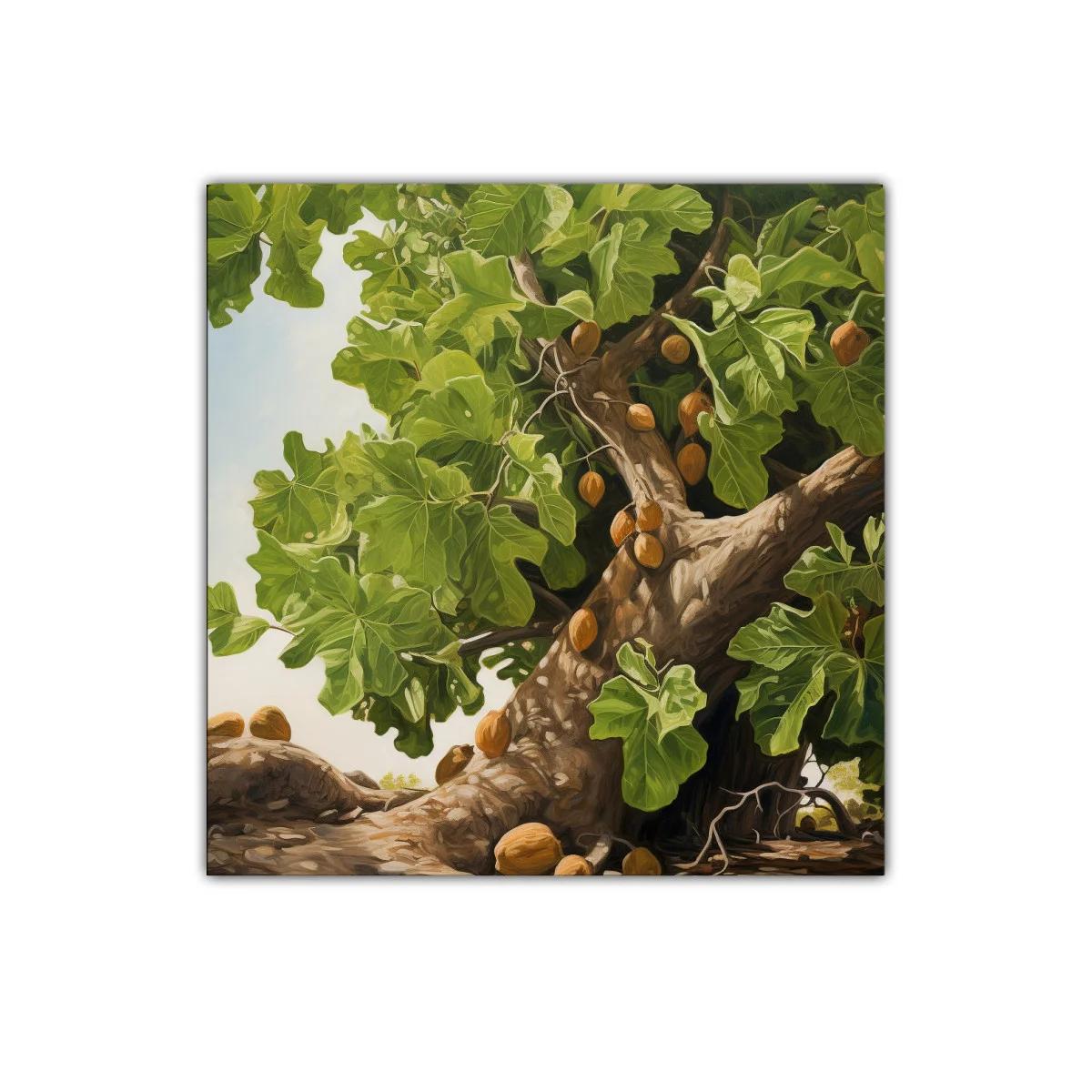 Impresionante composición natural llena de frutas y follaje frondoso — imagen principal