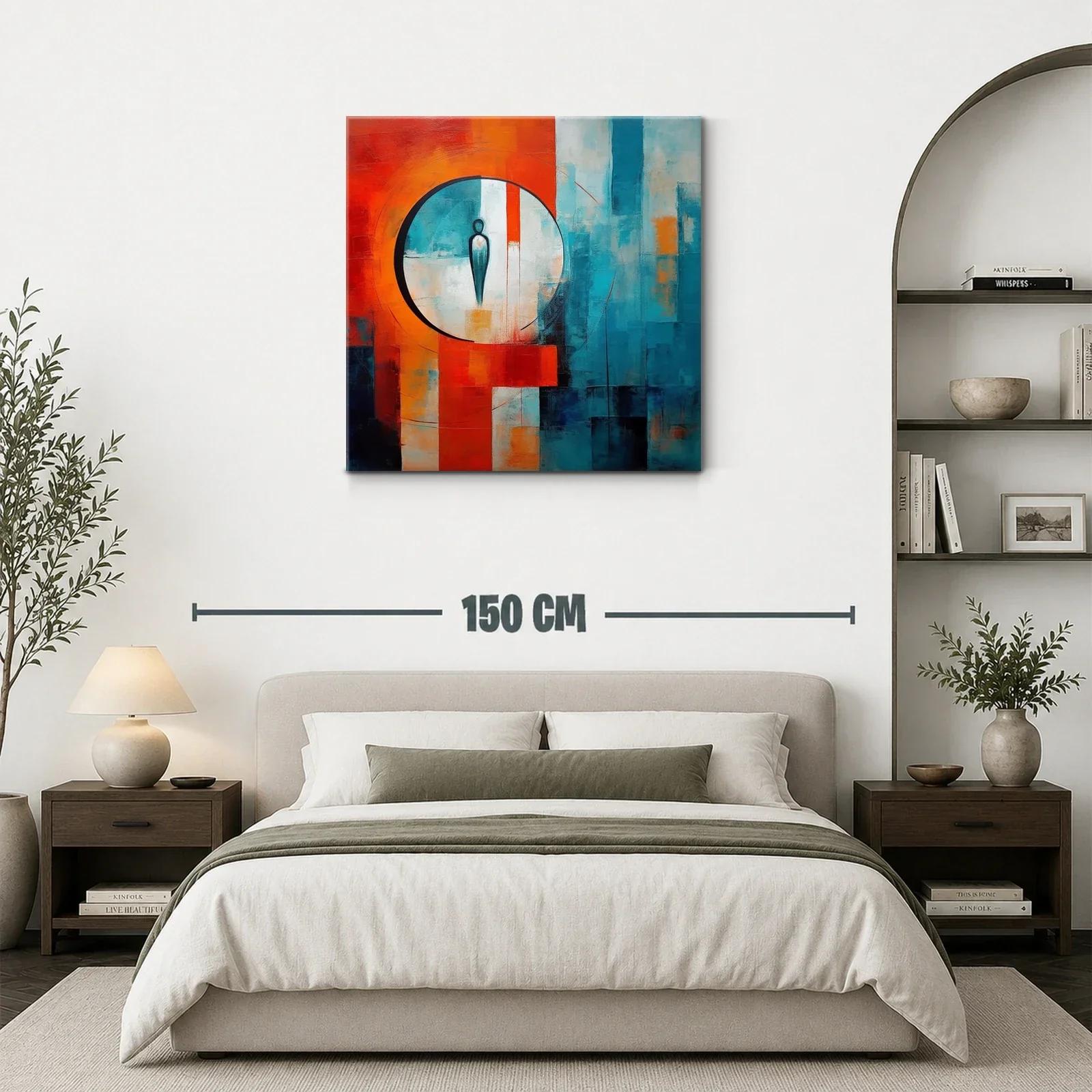 Figura abstracta en contraste vibrante y armonioso — miniatura 3