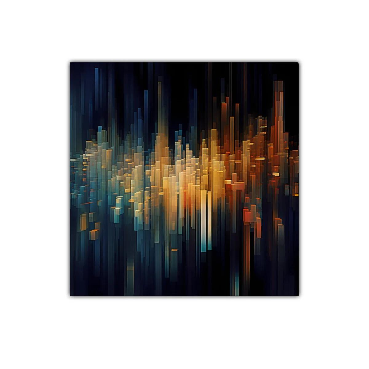 Cuadro Decorativo Arte Abstracto Luz y Sombras Moderno — miniatura 1