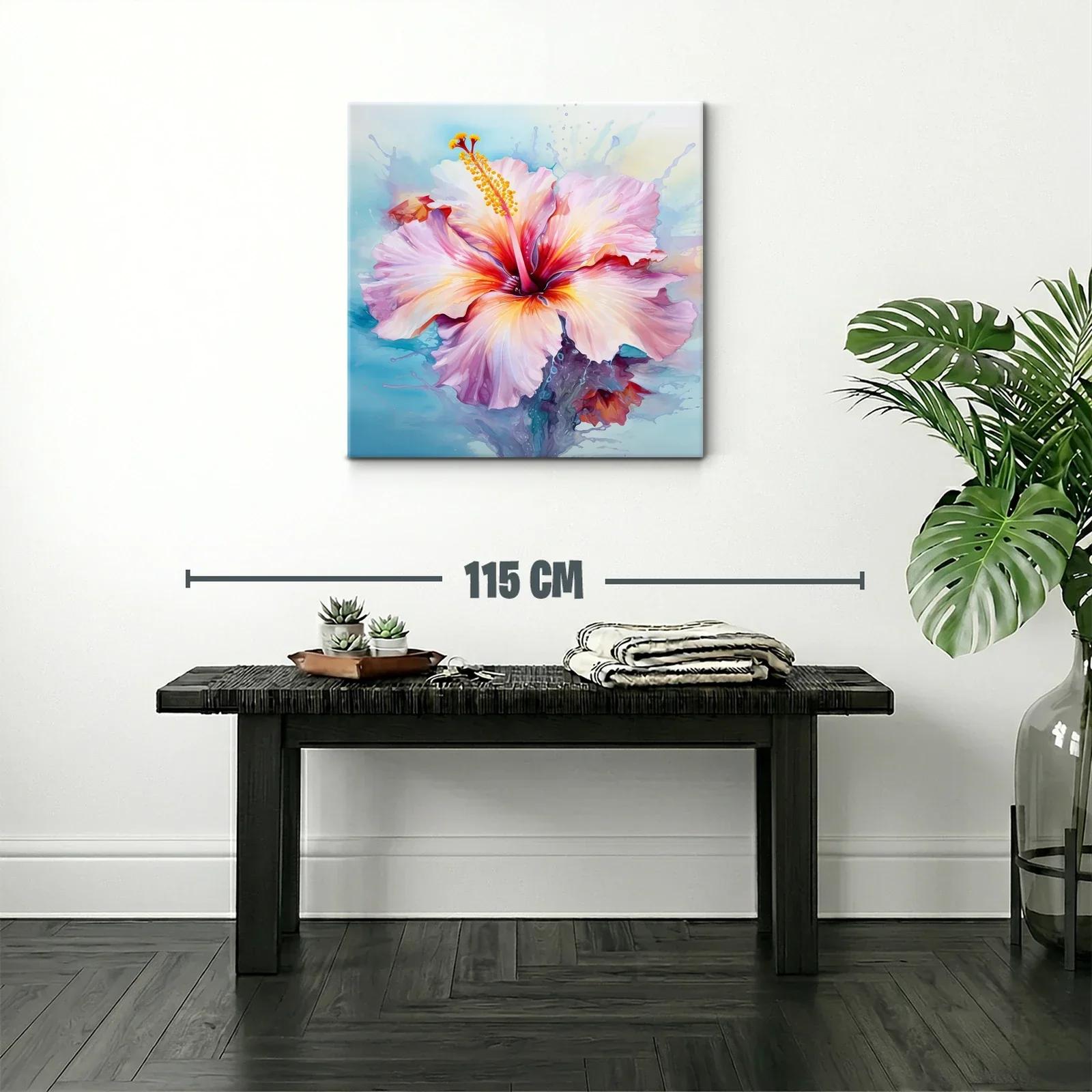 Flor vibrante con tonos pastel en movimiento fluido — miniatura 2