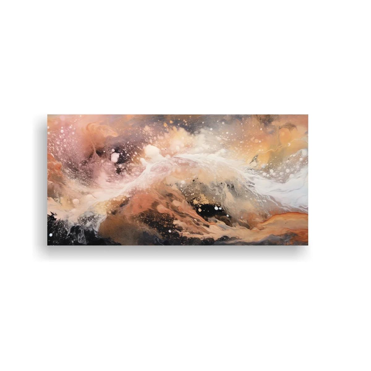 Cuadro paisaje abstracto con nube de luz