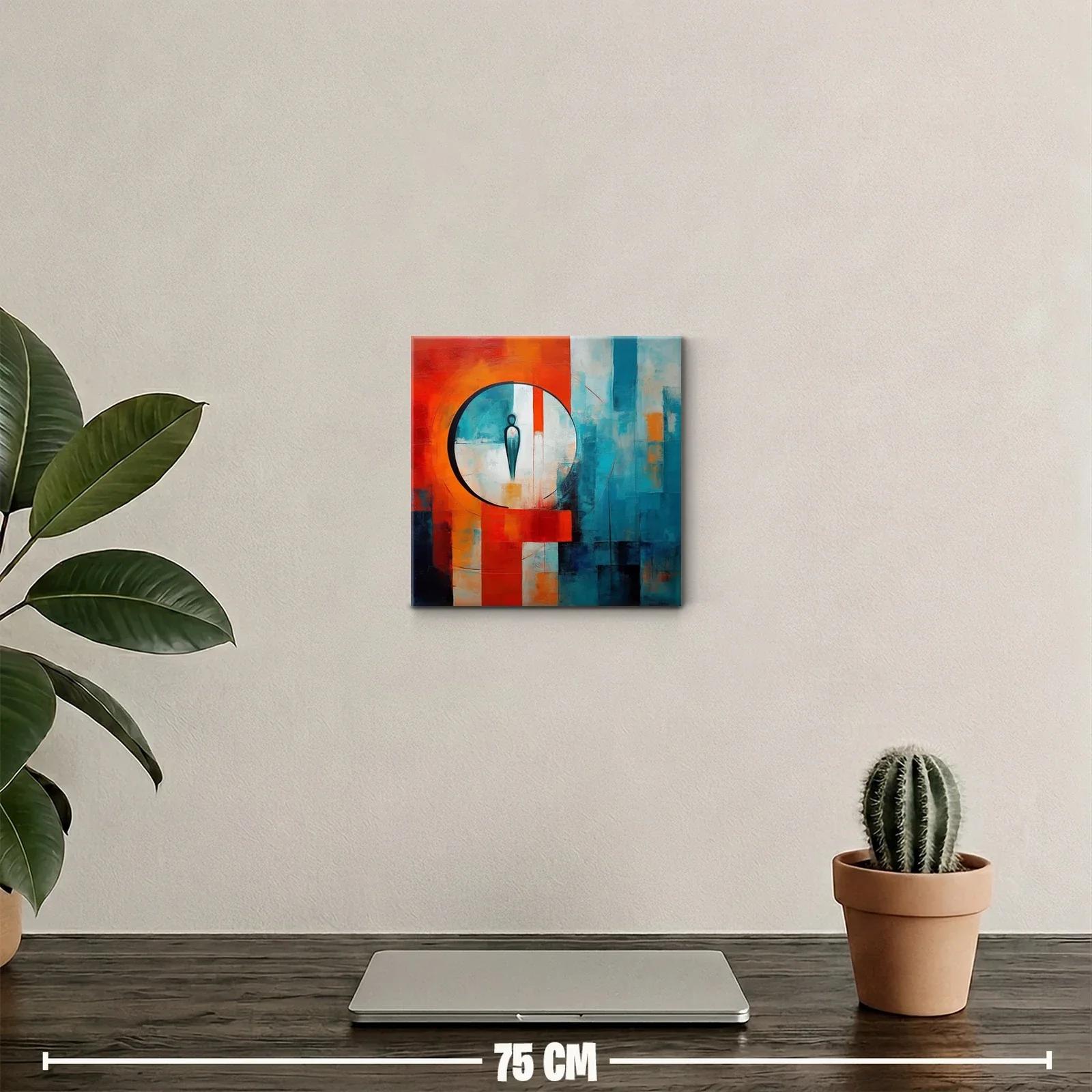 Figura abstracta en contraste vibrante y armonioso — miniatura 2