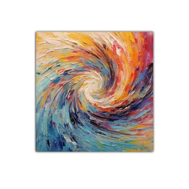 Torbellino de colores vibrantes para decoración dinámica