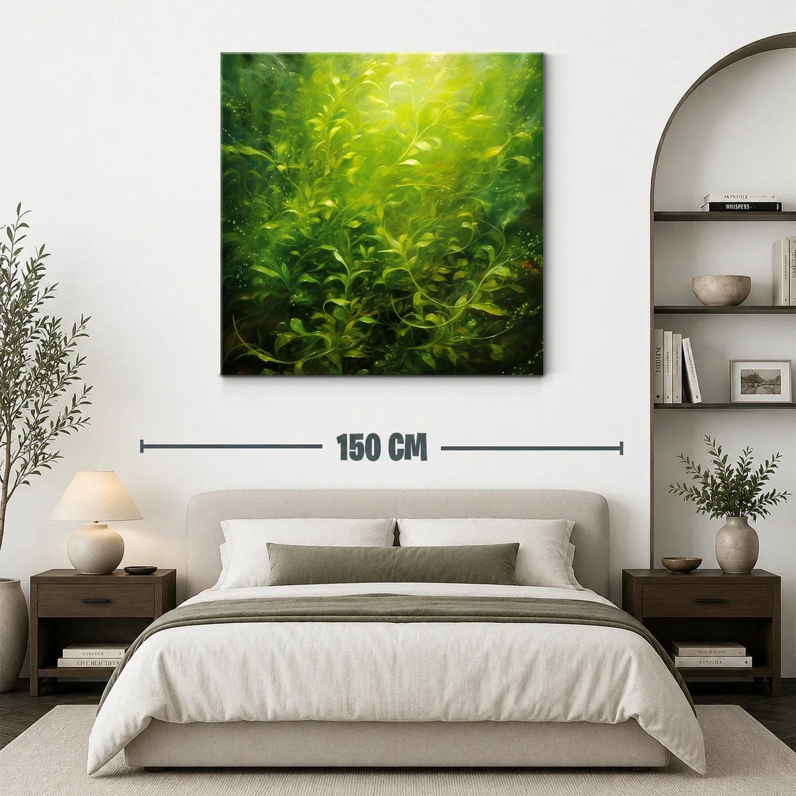 Explosión de tonos verdes con luz natural intensa — miniatura 3