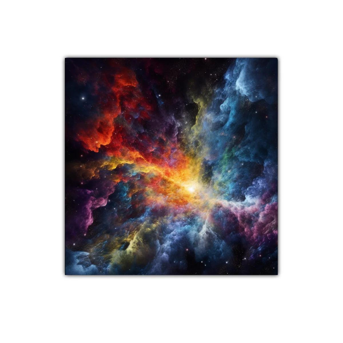 Explosión Cósmica de Colores Vibrantes en el Universo
