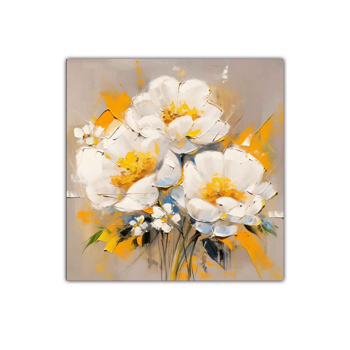 Elegancia floral con tonos cálidos y vibrantes