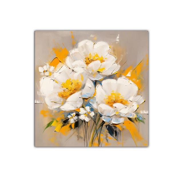 Elegancia floral con tonos cálidos y vibrantes