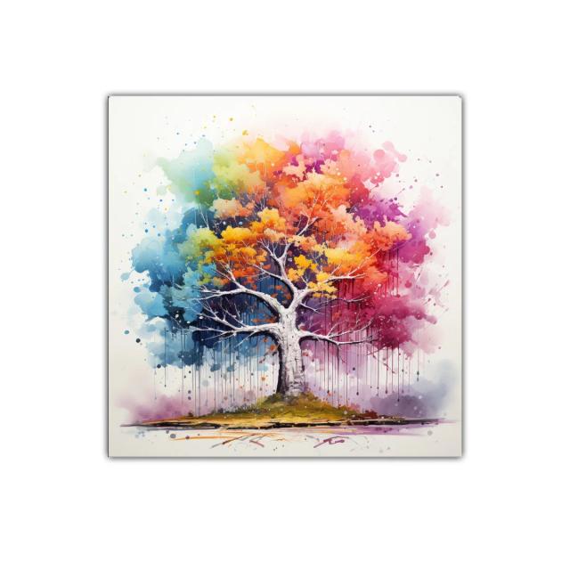 Árbol multicolor que llena de vida cualquier espacio