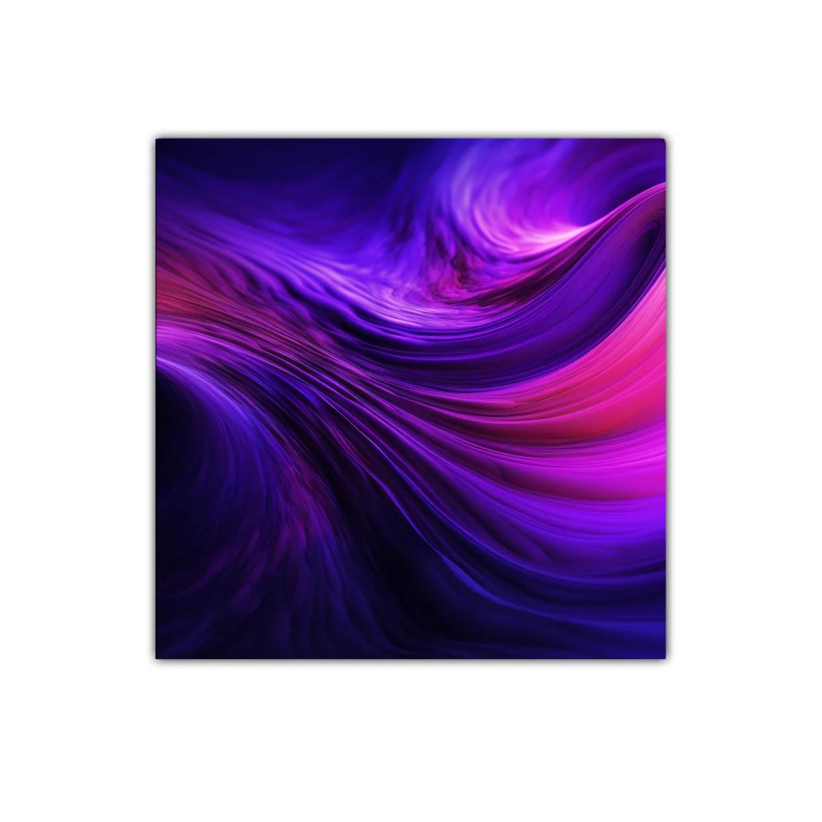 Movimiento fluido en tonos púrpura vibrantes y rosa intenso — imagen principal