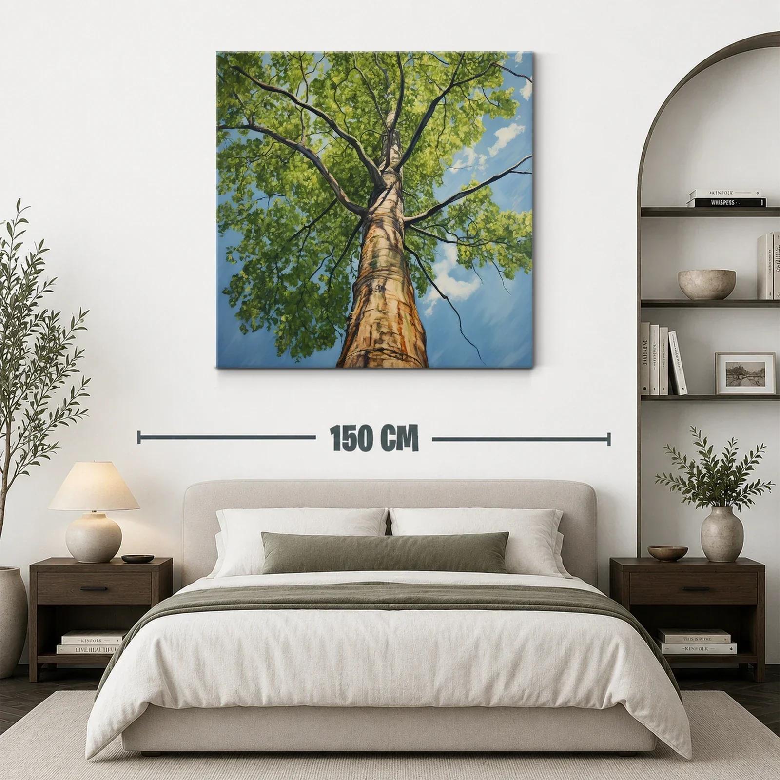 Imponente árbol con copa en cielo azul brillante — miniatura 3