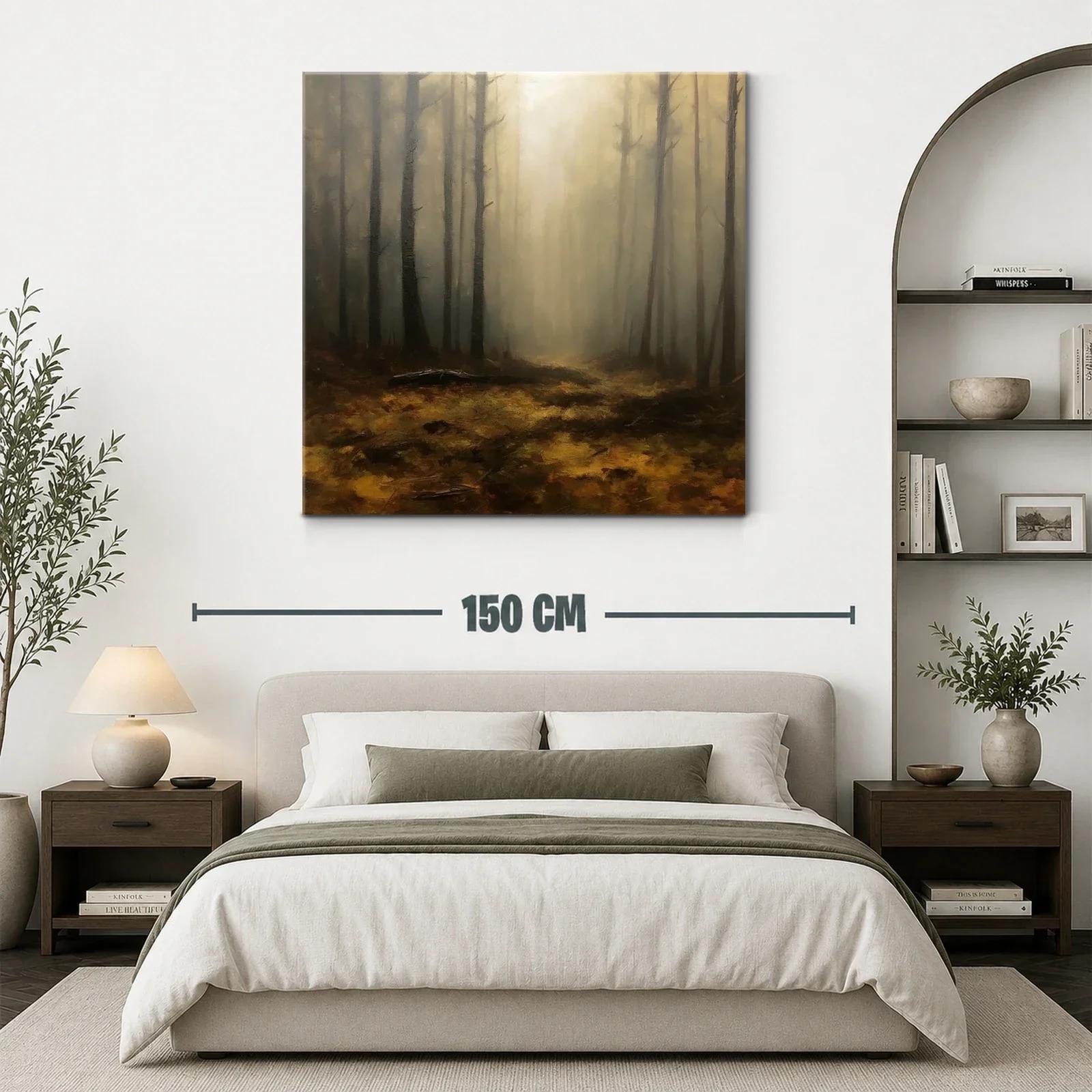 Bosque con luz tenue y atmósfera de misterio — miniatura 3