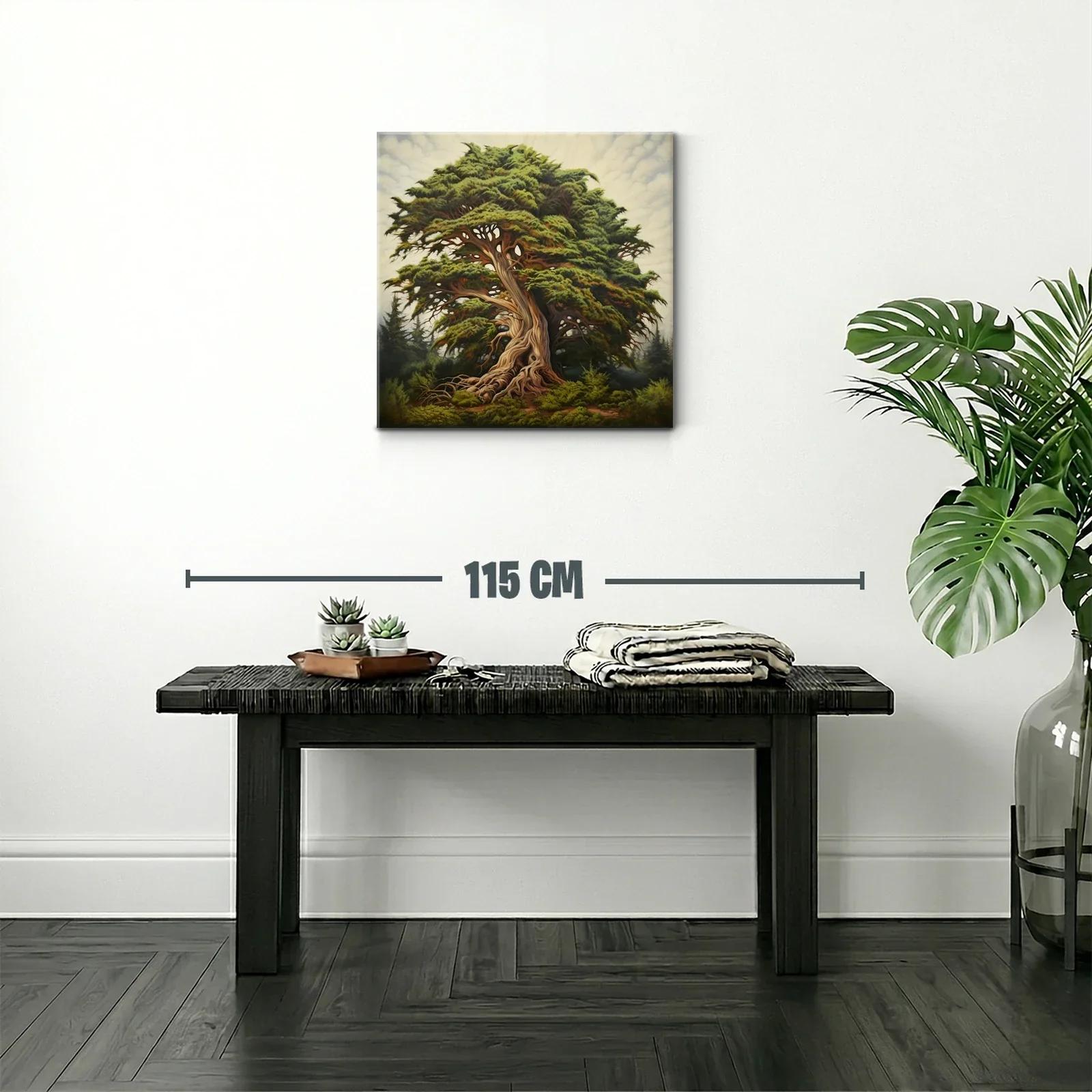 Majestuoso Árbol Antiguo en Paisaje Natural — miniatura 2