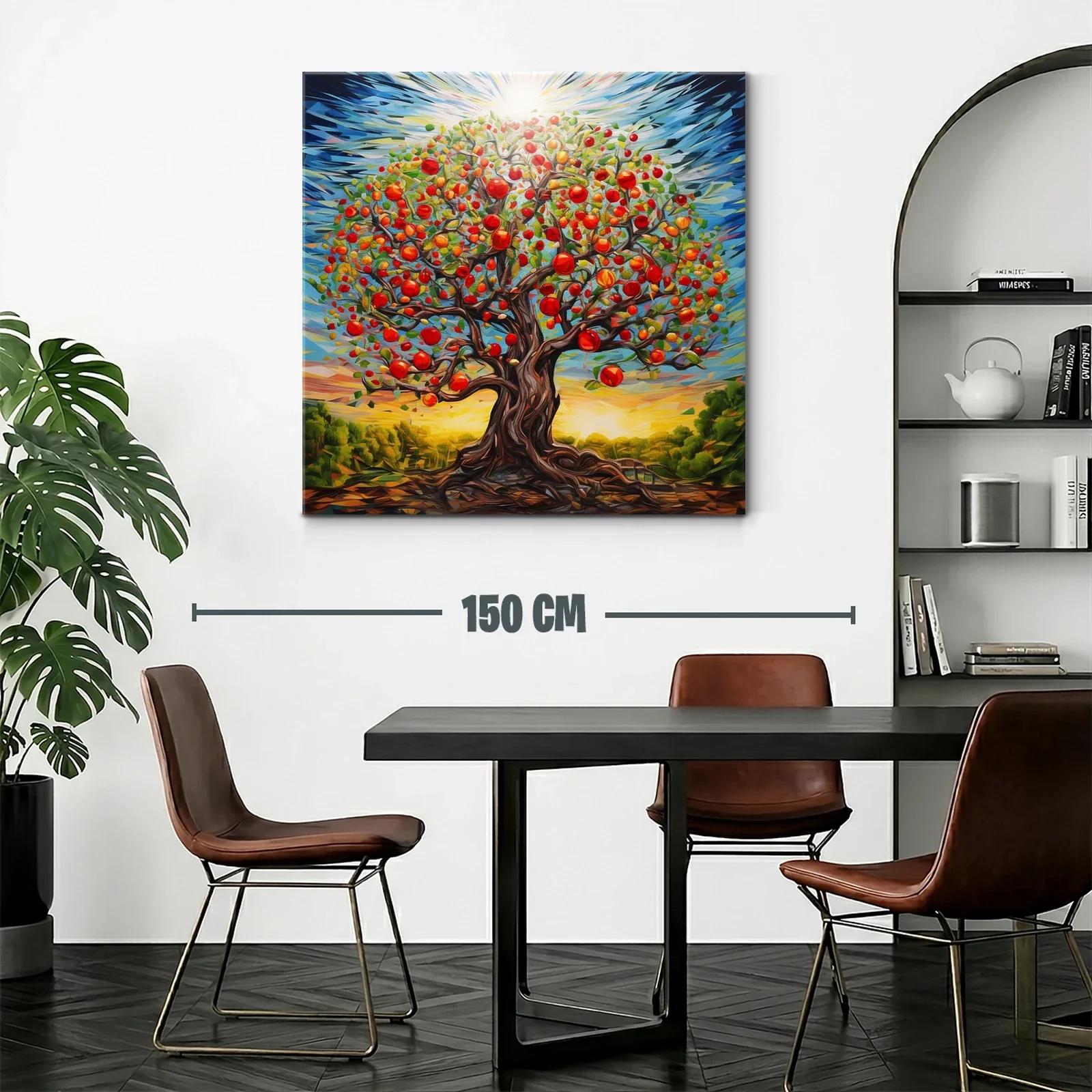 Árbol frutal vibrante bajo un cielo radiante — miniatura 2