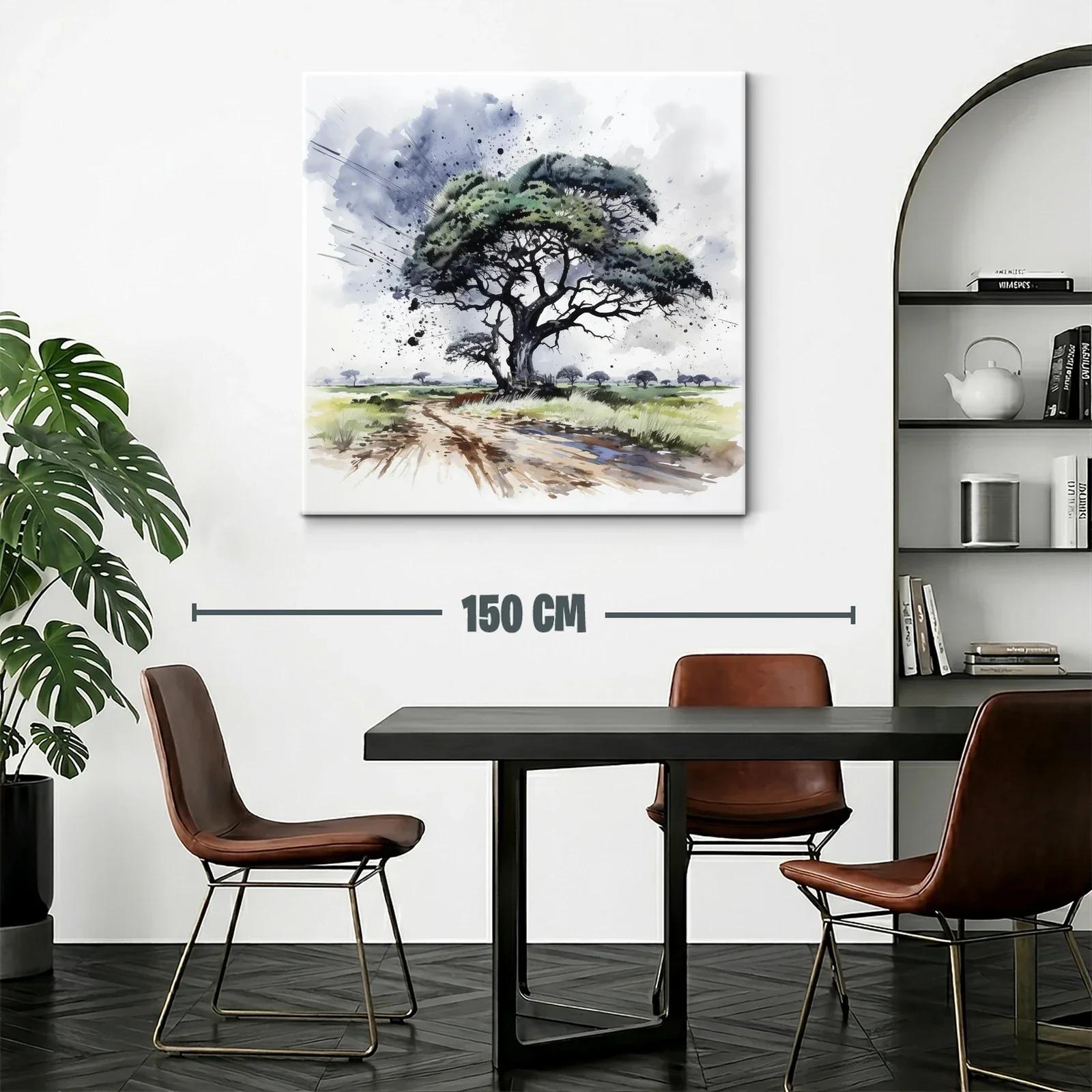 Árbol solitario en paisaje natural con efectos dinámicos — miniatura 2