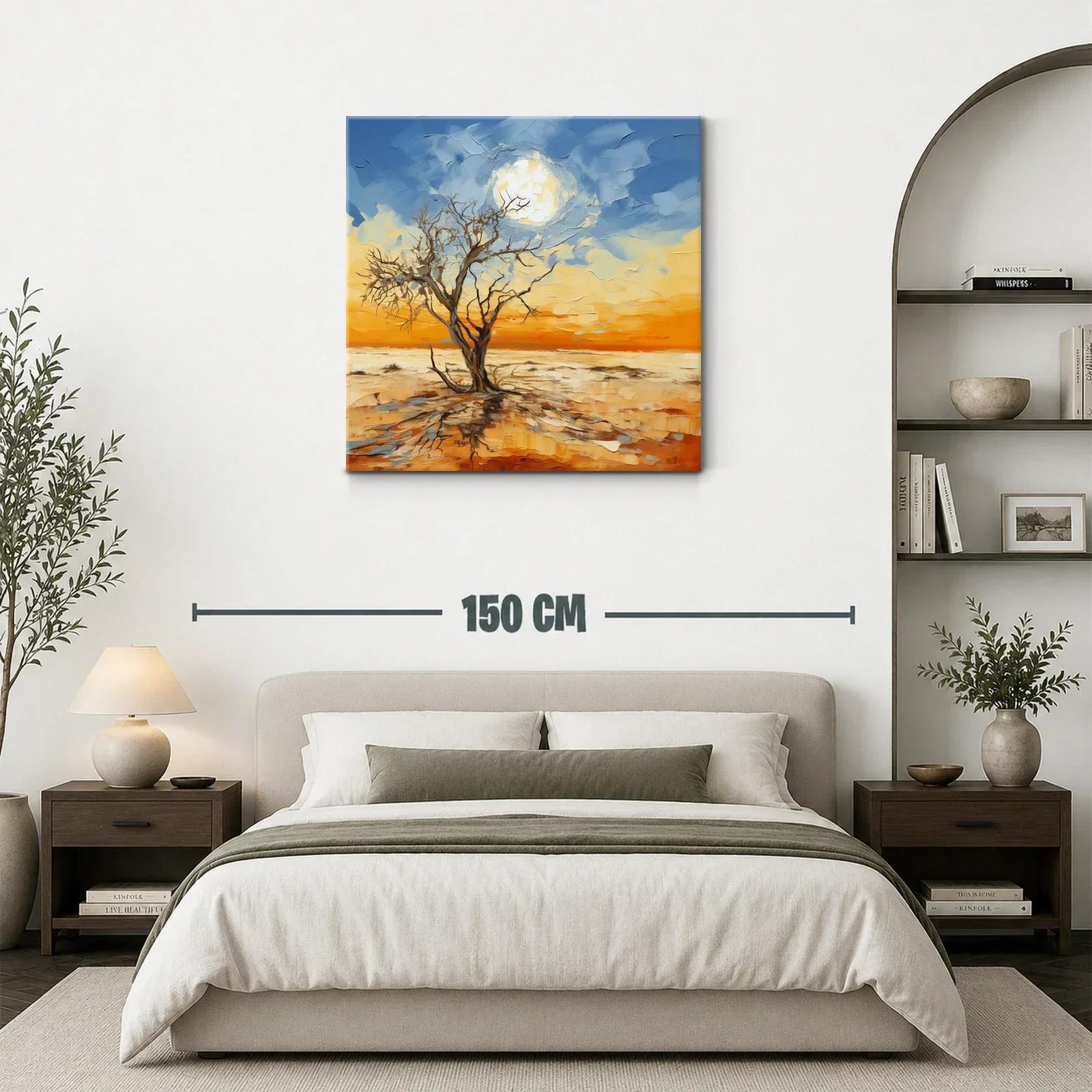 Solitaria belleza de un árbol bajo el cielo cambiante — miniatura 3