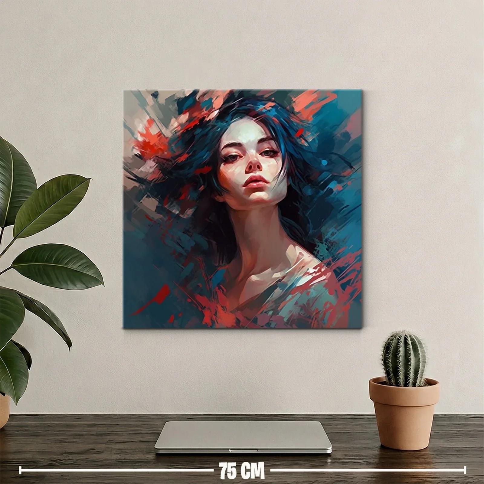 Retrato femenino con contrastes intensos y expresividad — miniatura 2