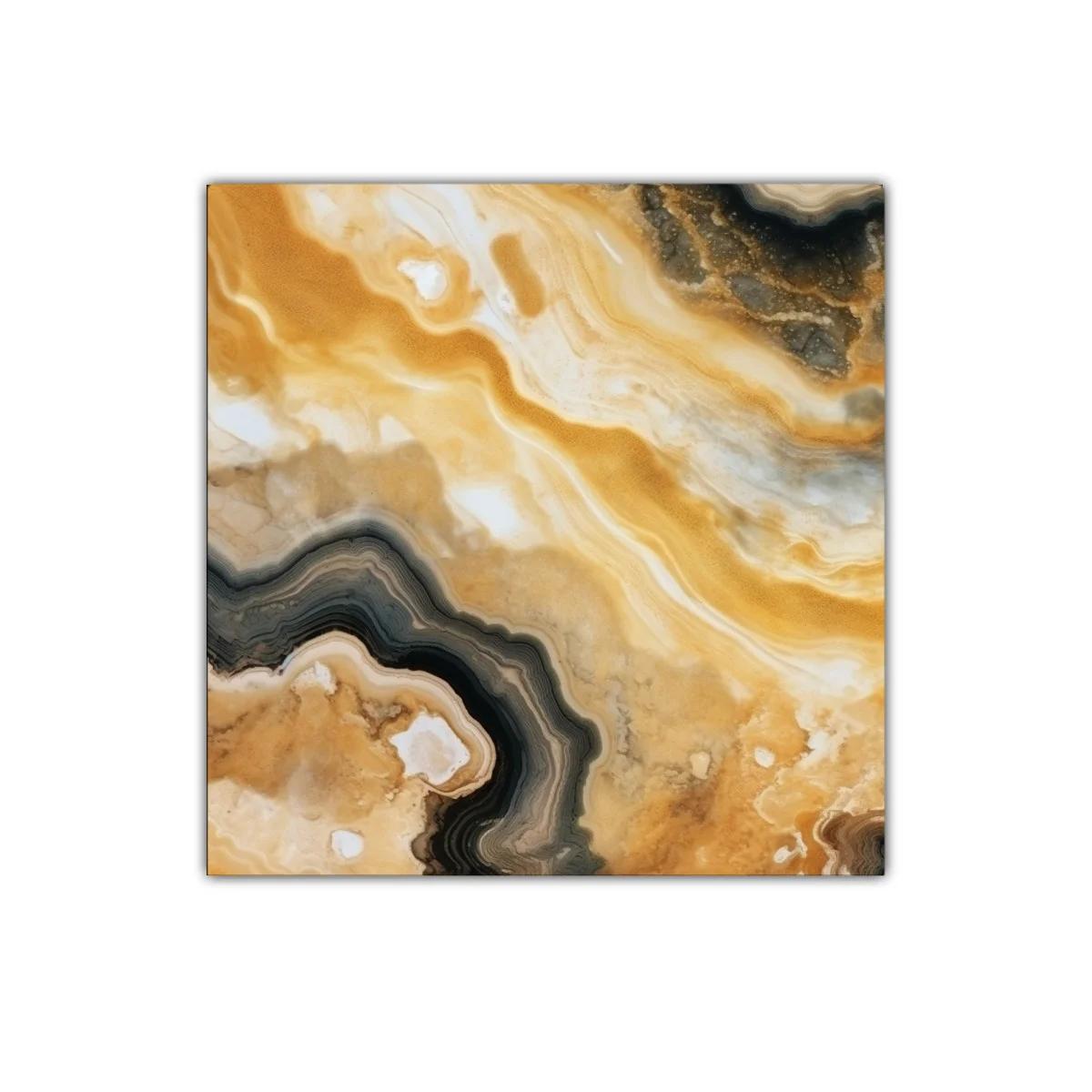 Arte abstracto con tonos cálidos y terrosos para interiores modernos — imagen principal