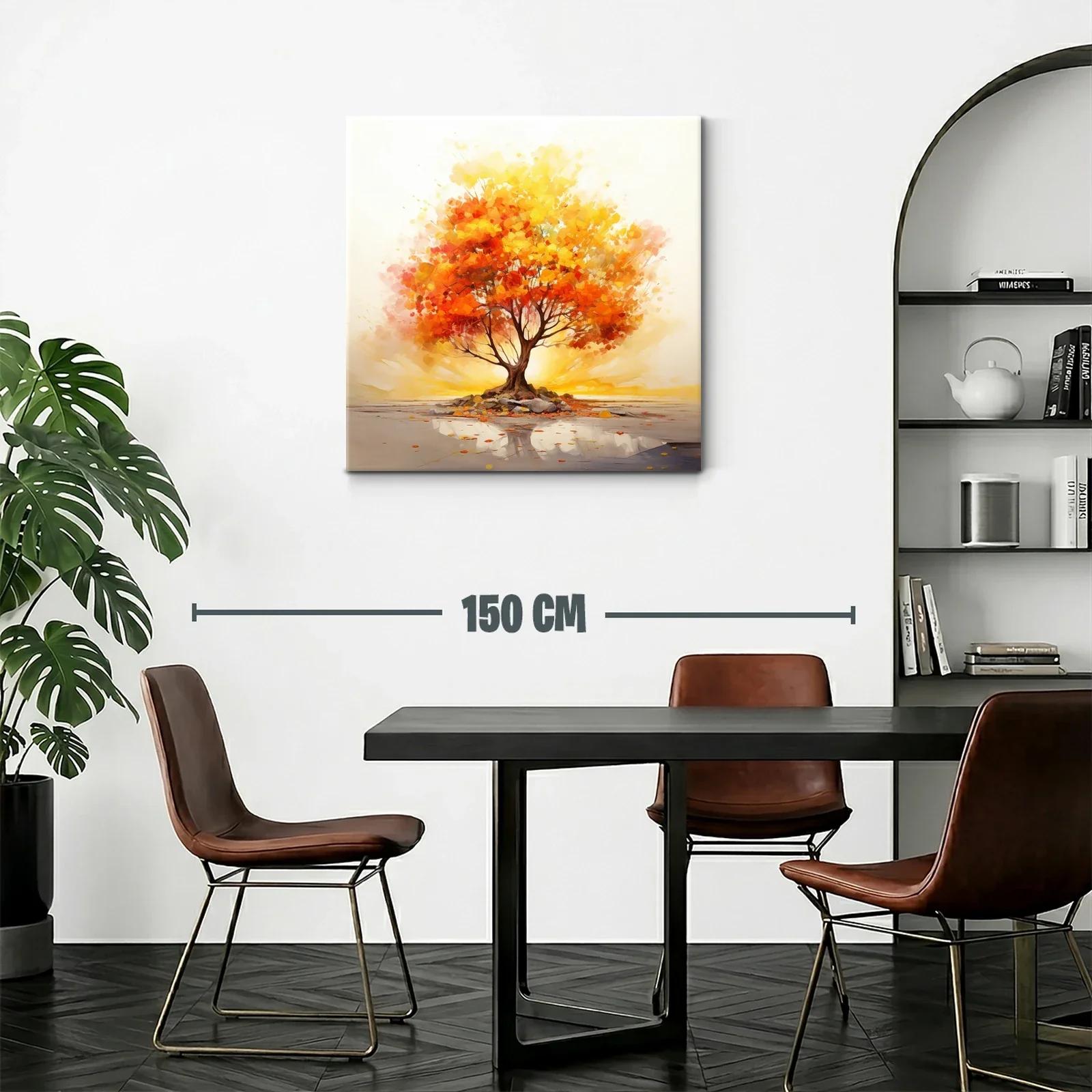 Árbol en tonos cálidos que emana luz interior — miniatura 2