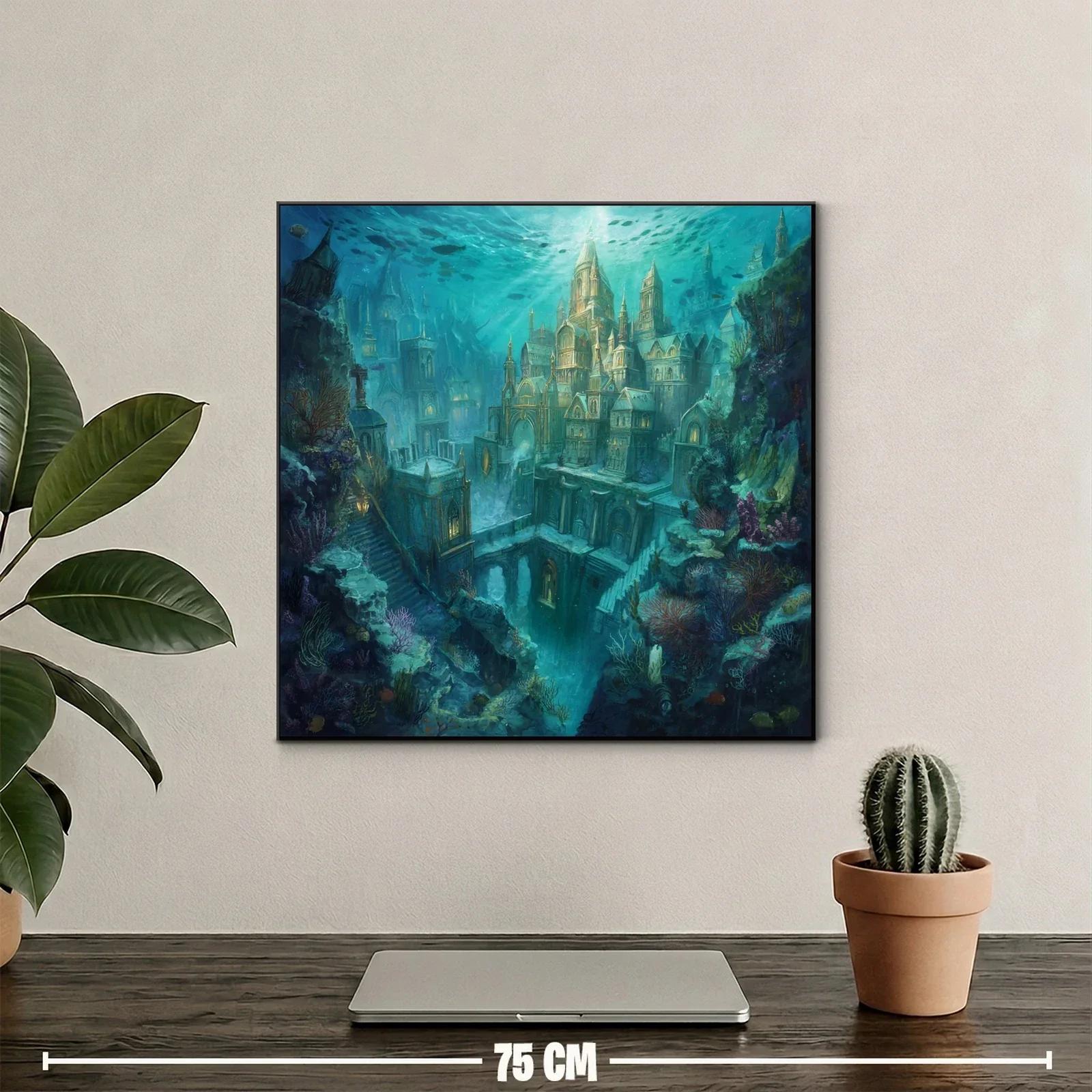 Ciudad mágica sumergida en aguas profundas — miniatura 2