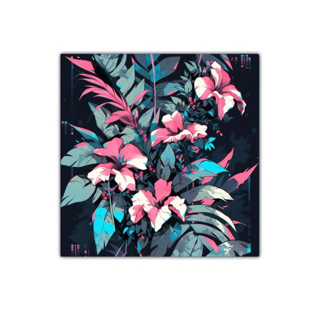 Ramo Vibrante de Flores en Contraste de Colores