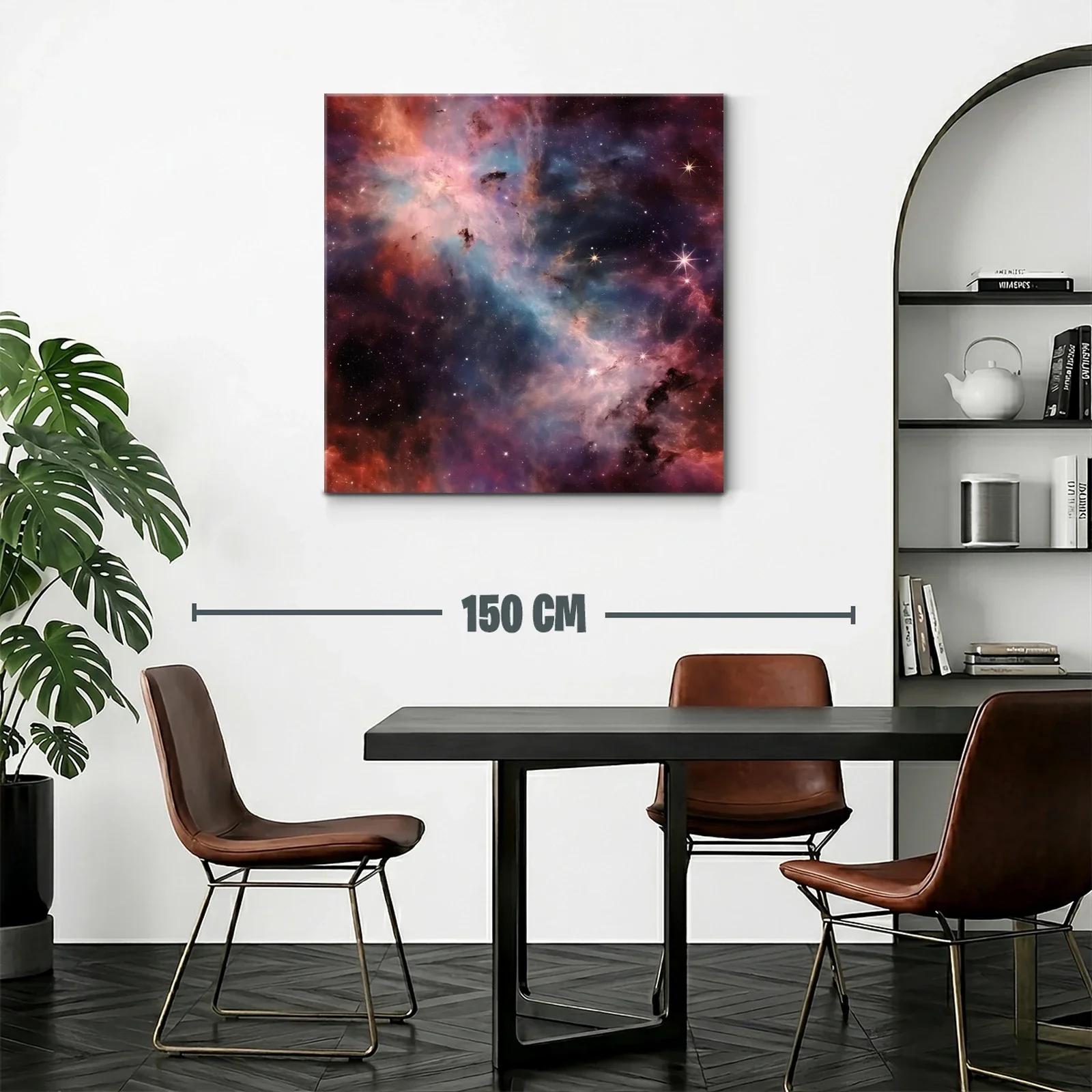 Cielo Cósmico con Nebulosas y Estrellas Brillantes — miniatura 2
