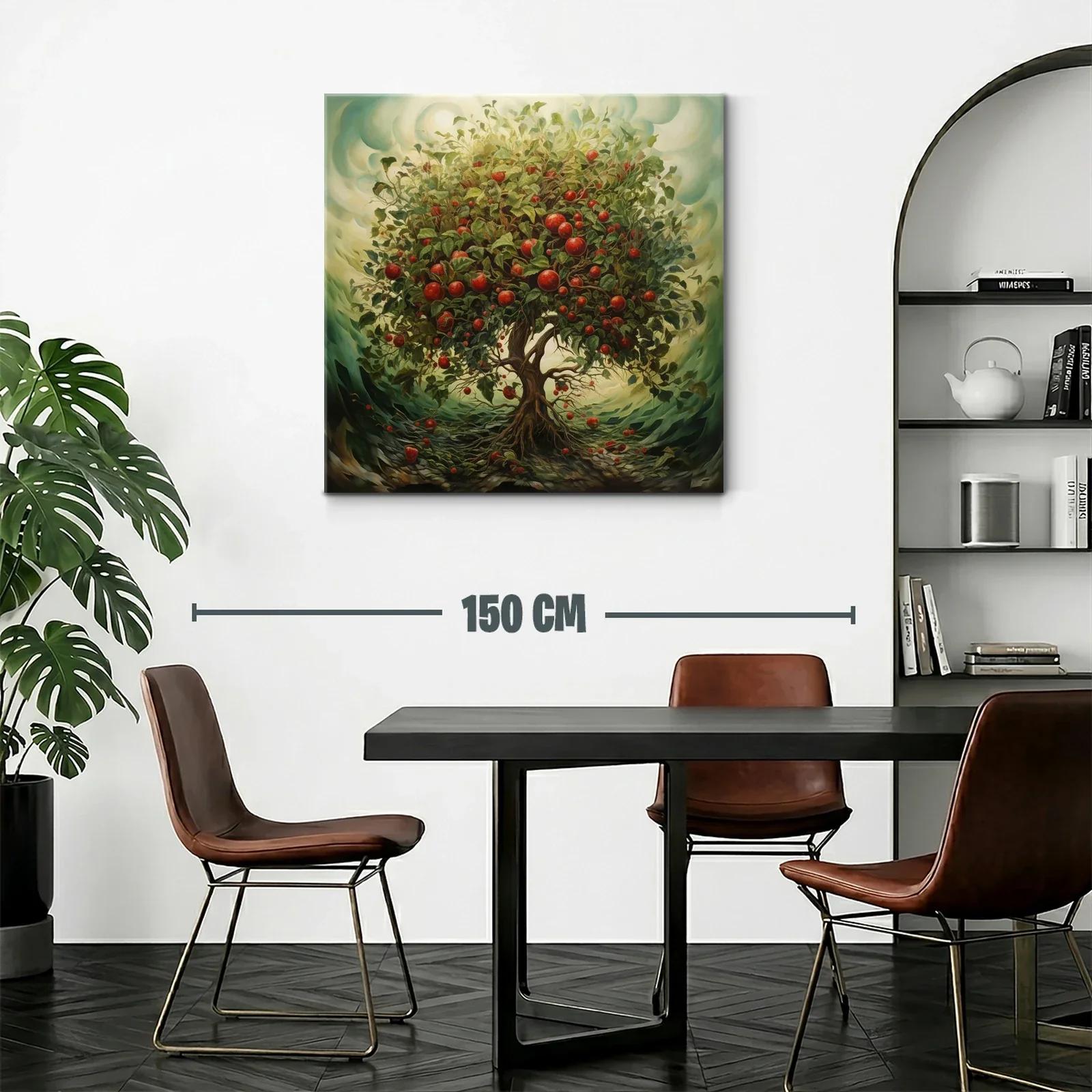 Árbol frutal en pleno esplendor con tonos vivos y naturales — miniatura 2