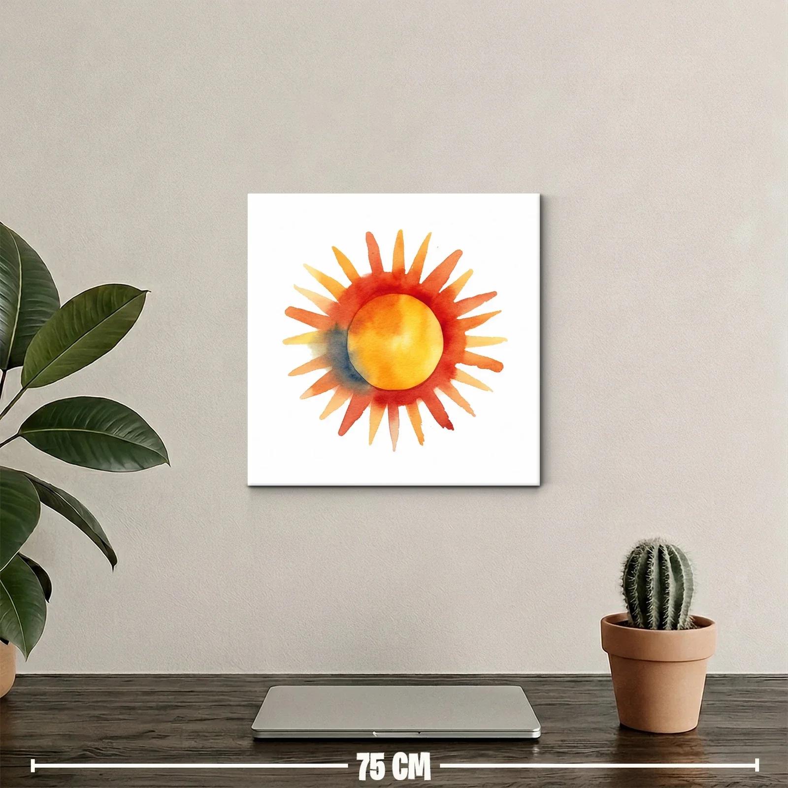 Sol vibrante en tonos cálidos para ambientes luminosos — miniatura 2