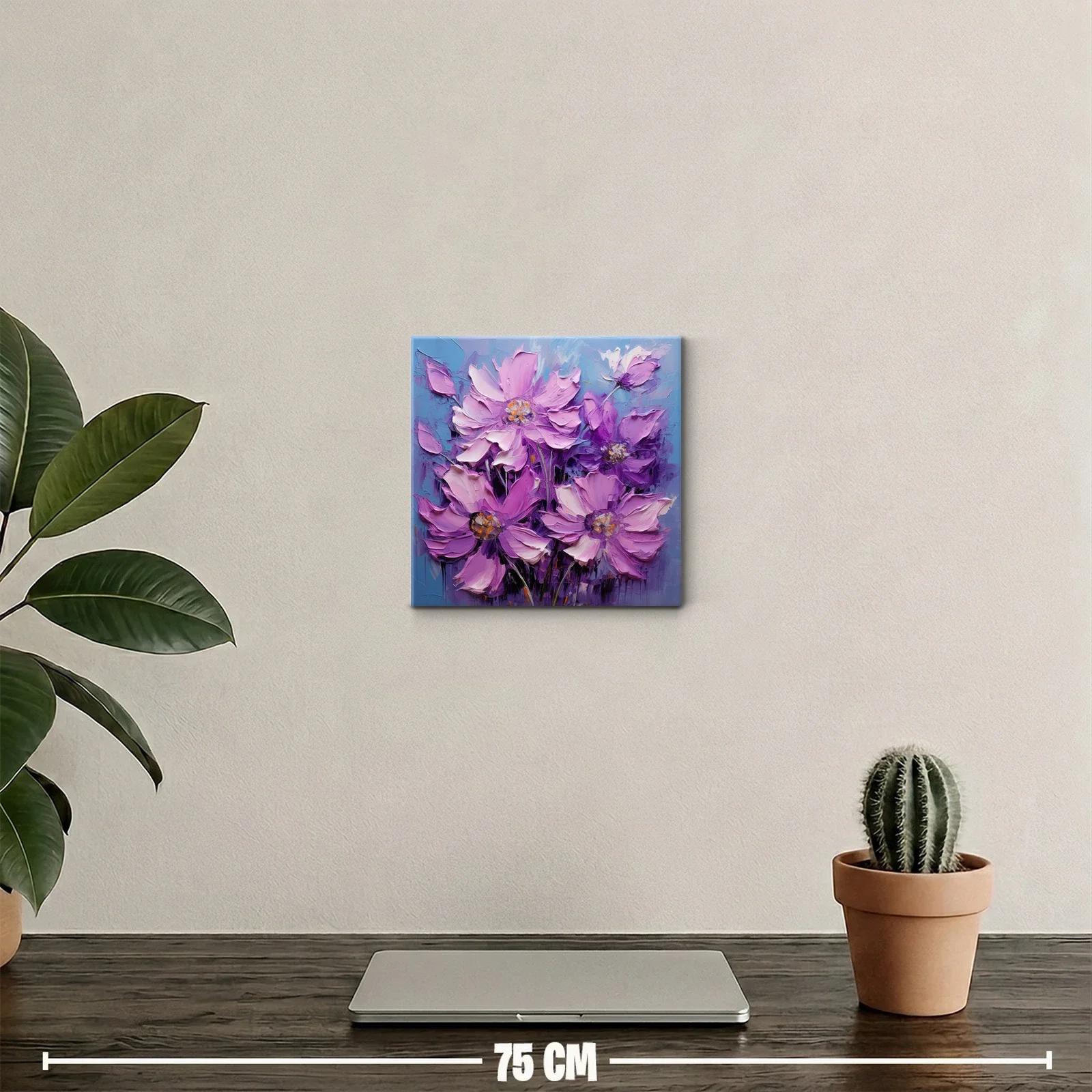 Flores en tonos lilas para decoración contemporánea — miniatura 2