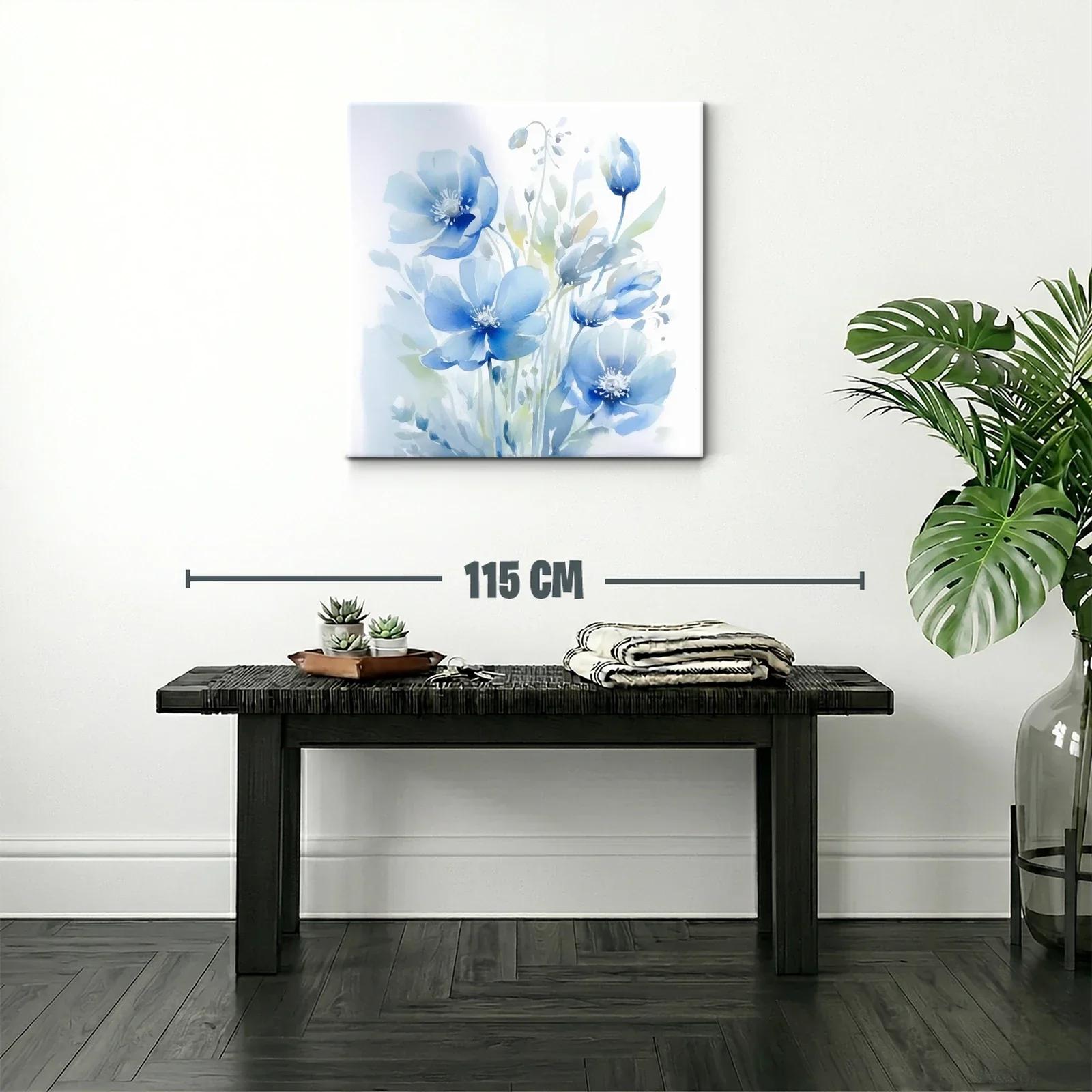 Elegancia en Flores Azules con Toques Suaves y Delicados — miniatura 2