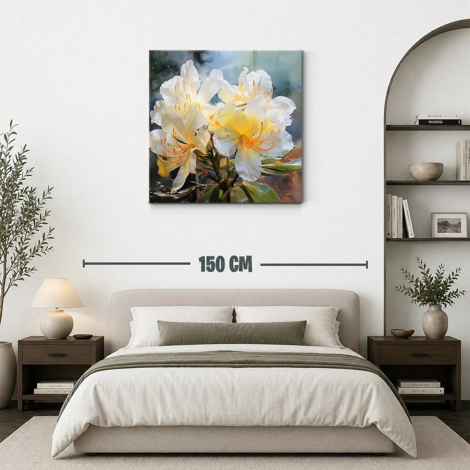 Elegancia natural en flores blancas y amarillas suaves — miniatura 3