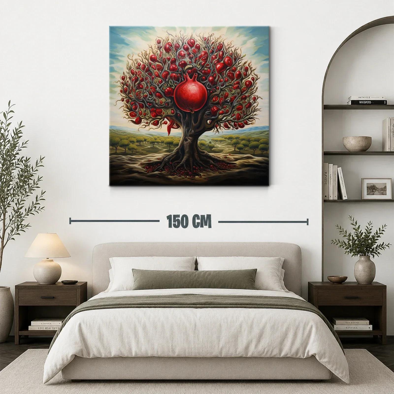 Árbol de granadas con vibrante energía y contraste natural — miniatura 3