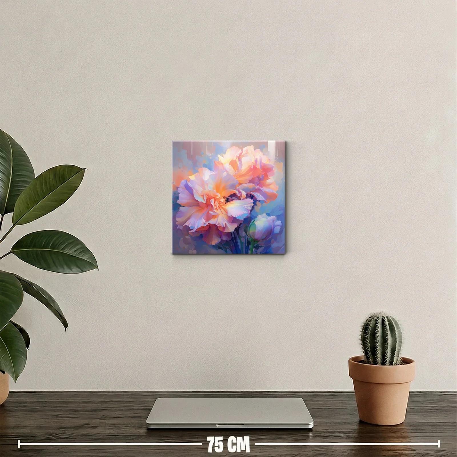 Cuadro floral suave en tonos pastel para decorar — miniatura 2