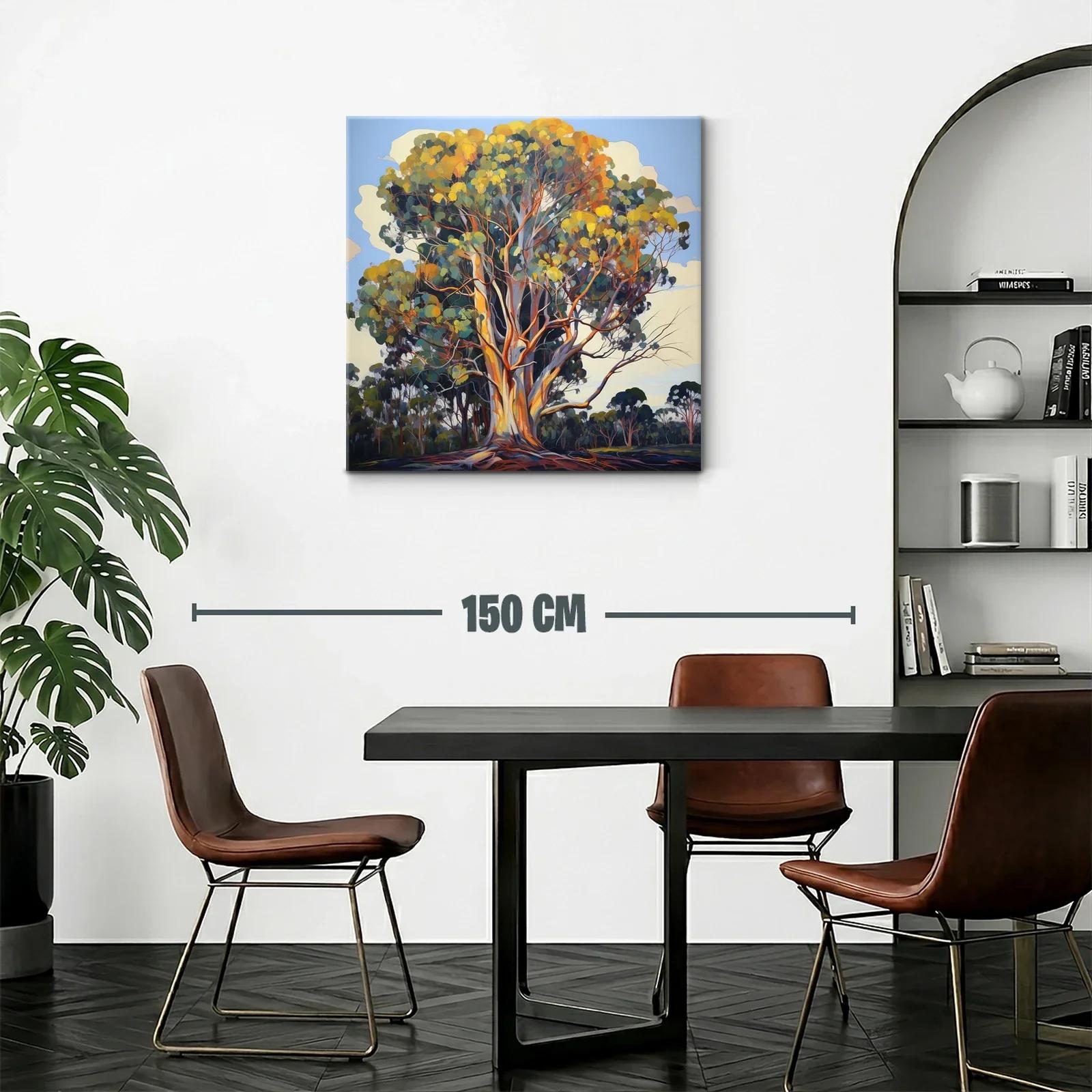 Árbol majestuoso con tonos cálidos y vibrantes — miniatura 2