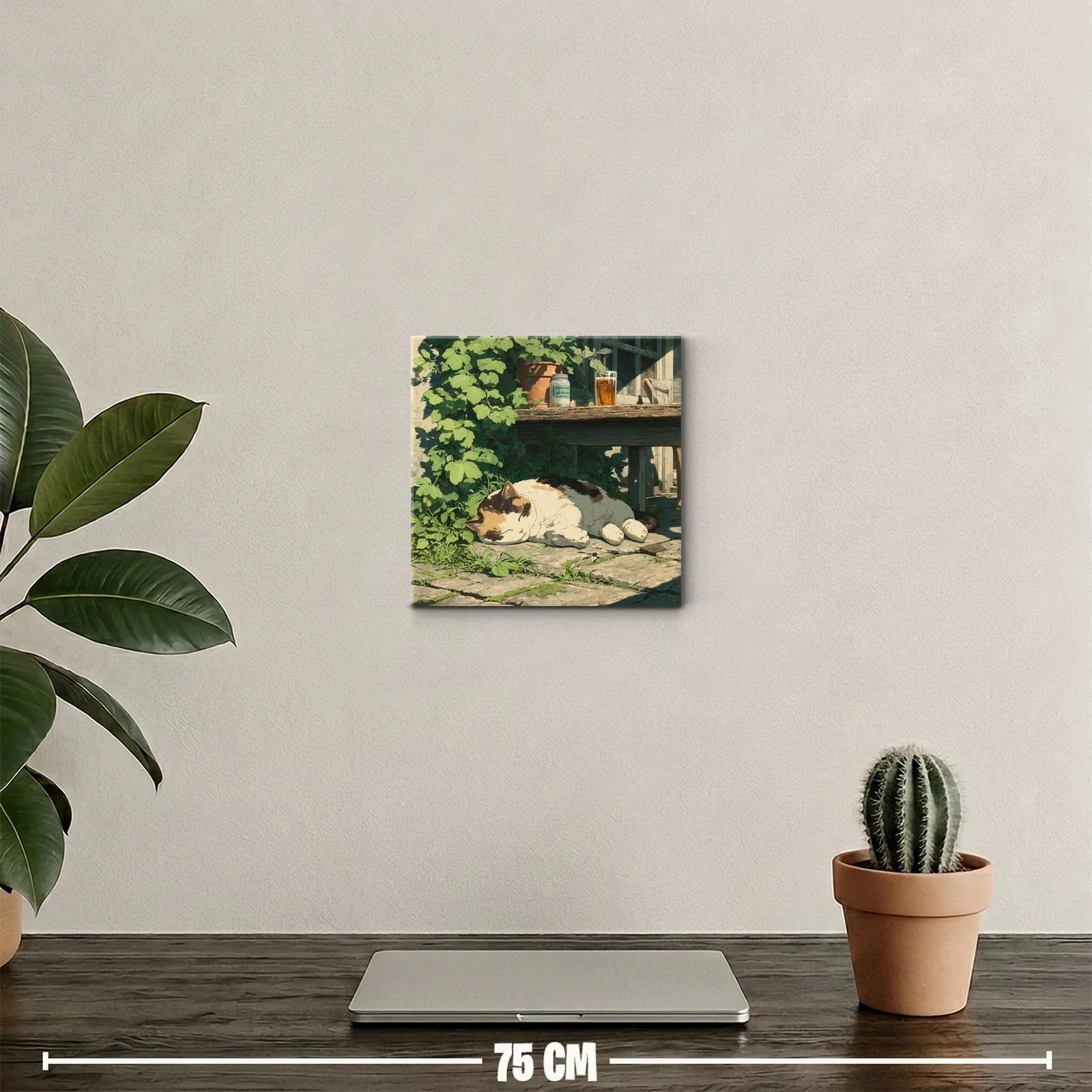 Tranquilidad felina bajo la cálida luz del sol — miniatura 2