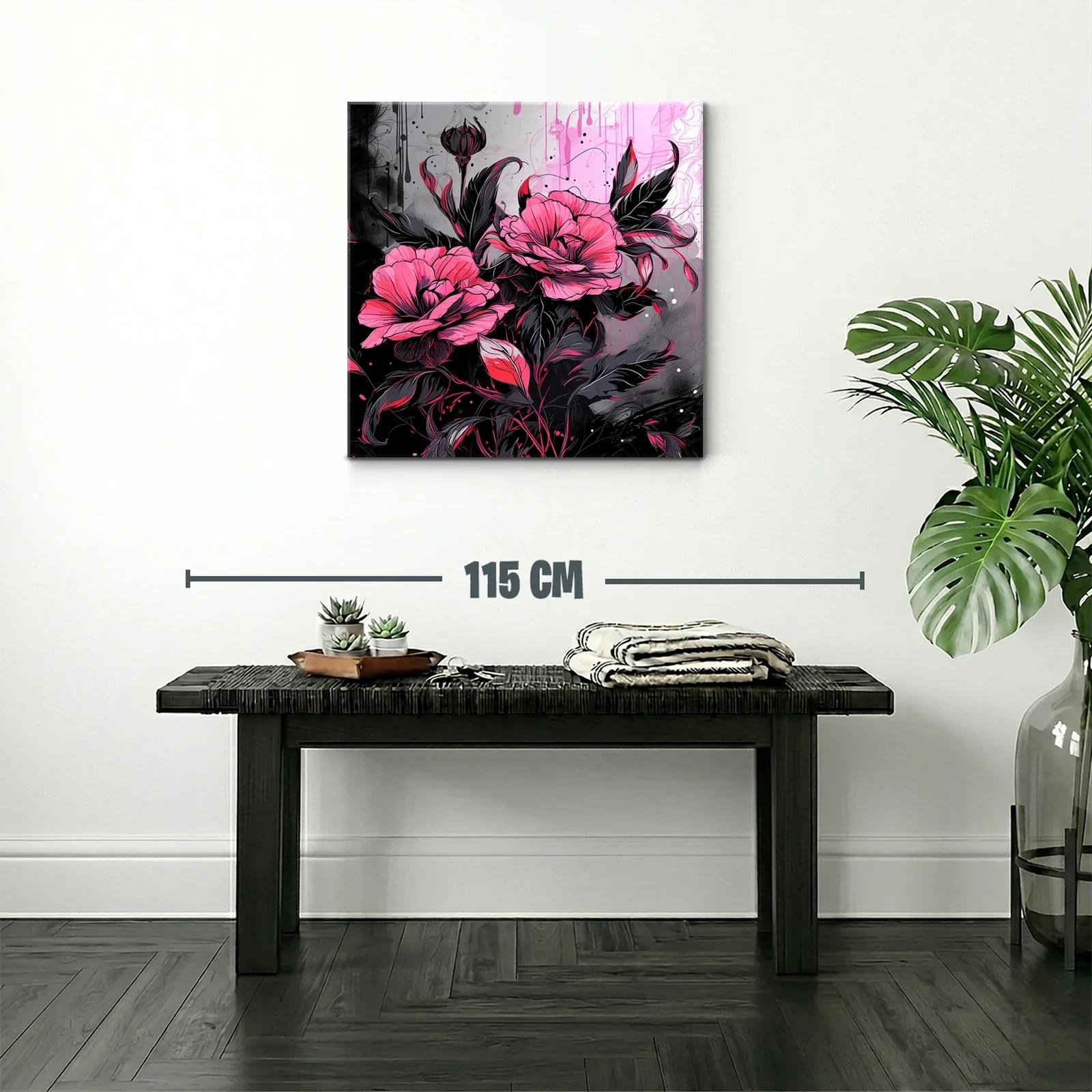 Flores vibrantes con contrastes intensos y elegancia moderna — miniatura 2