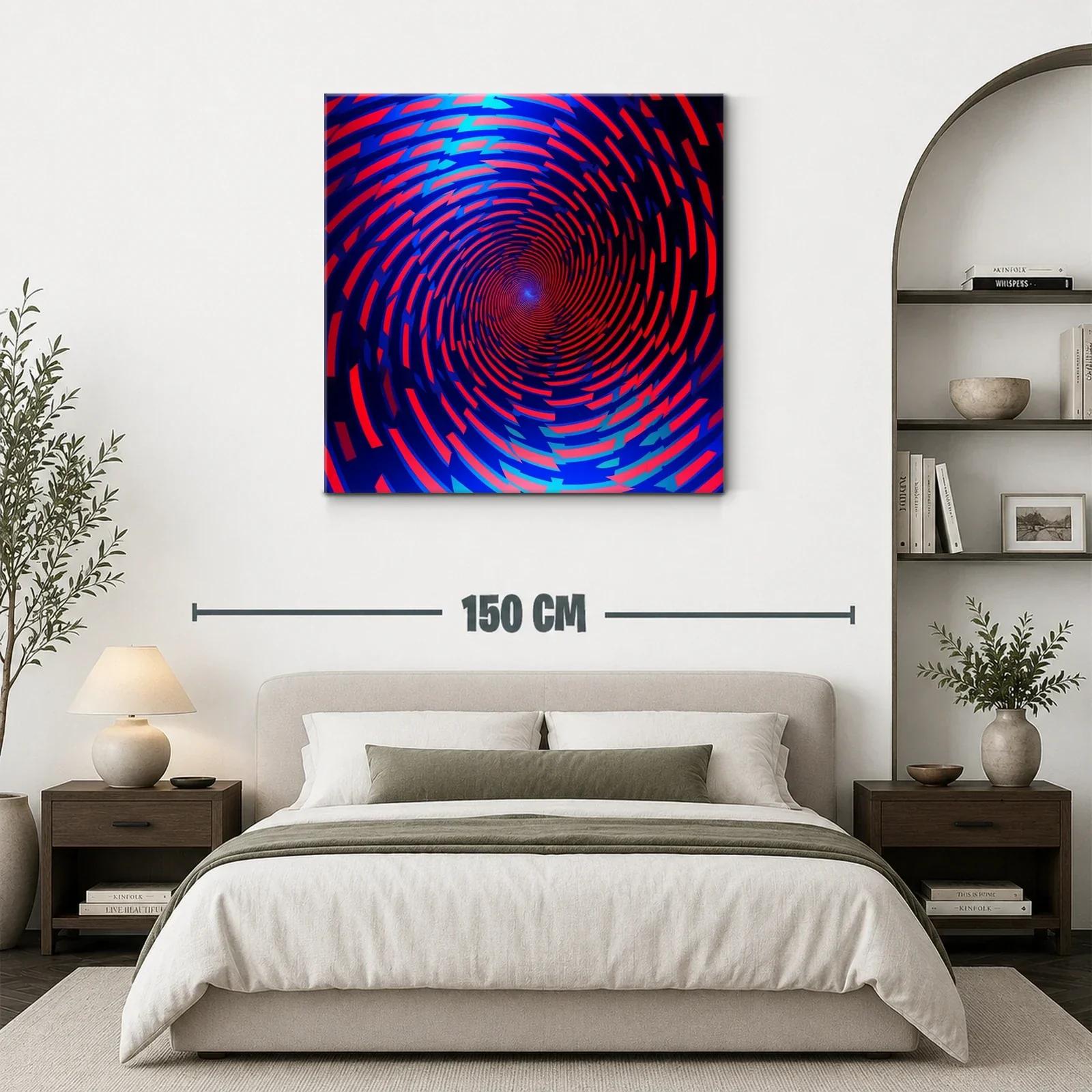 Diseño abstracto en espiral con tonos vibrantes y profundos — miniatura 3