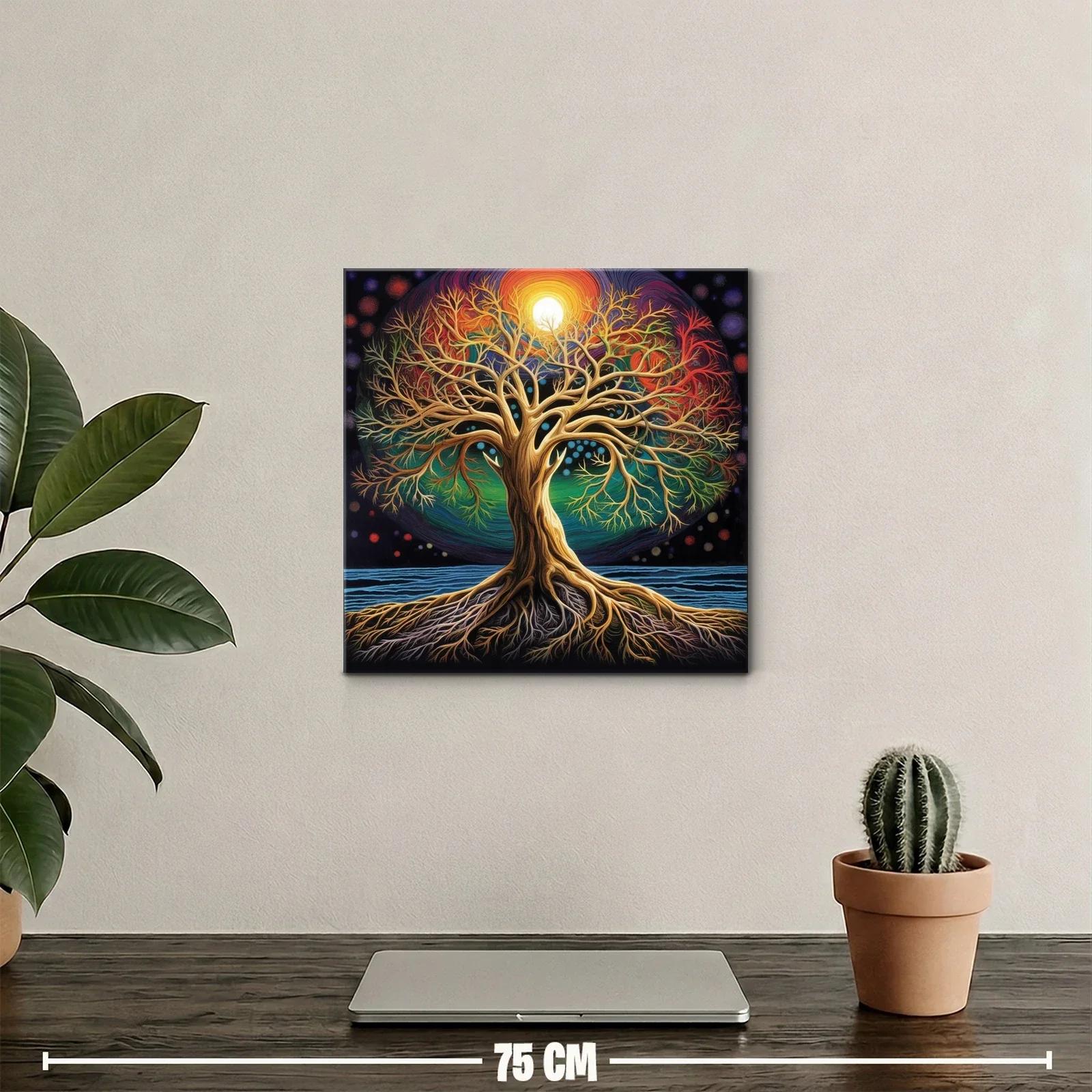 Árbol de la vida con energía vibrante y raíces expansivas — miniatura 2