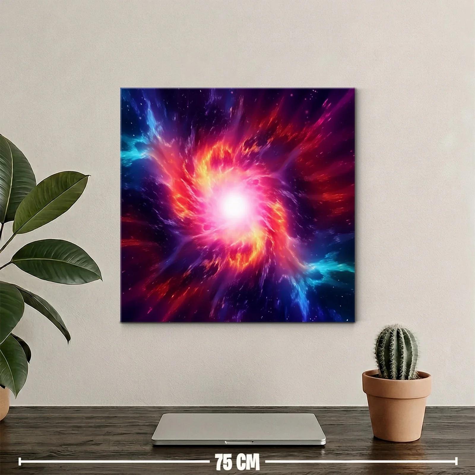 Impacto cósmico en tonos vibrantes y luminosos — miniatura 2