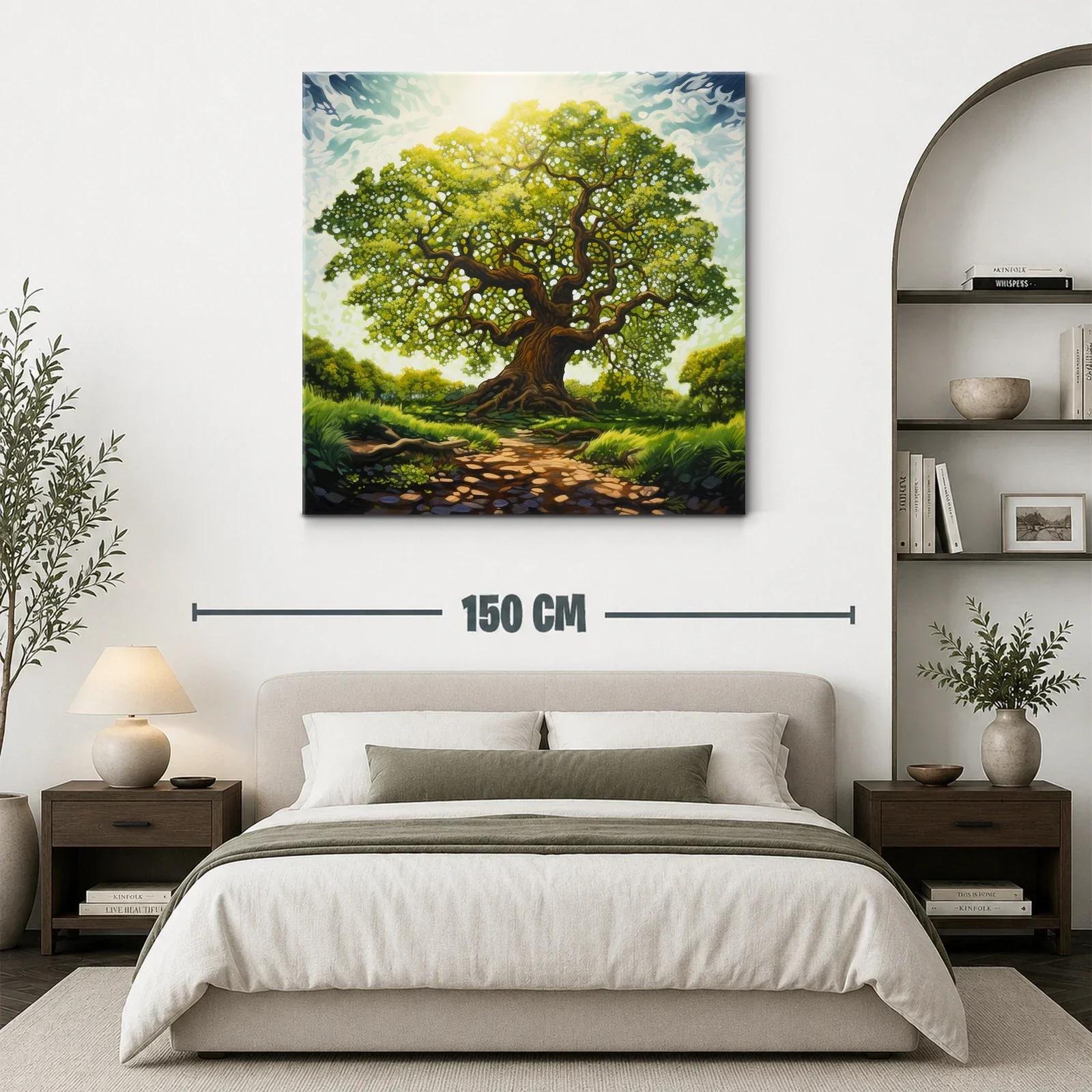 Árbol majestuoso iluminado por luz natural — miniatura 3