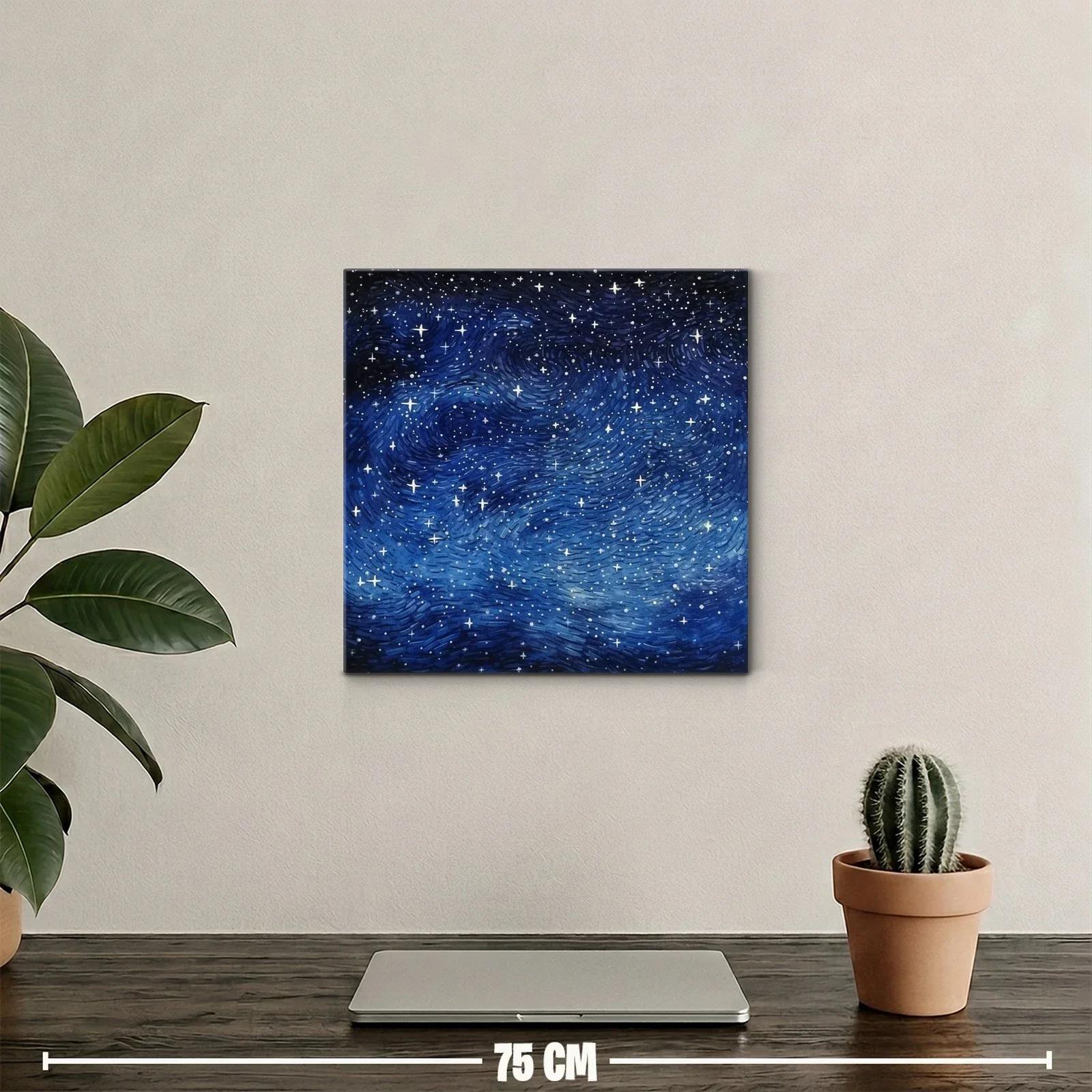 Cielo estrellado con tonos profundos y movimiento dinámico — miniatura 2